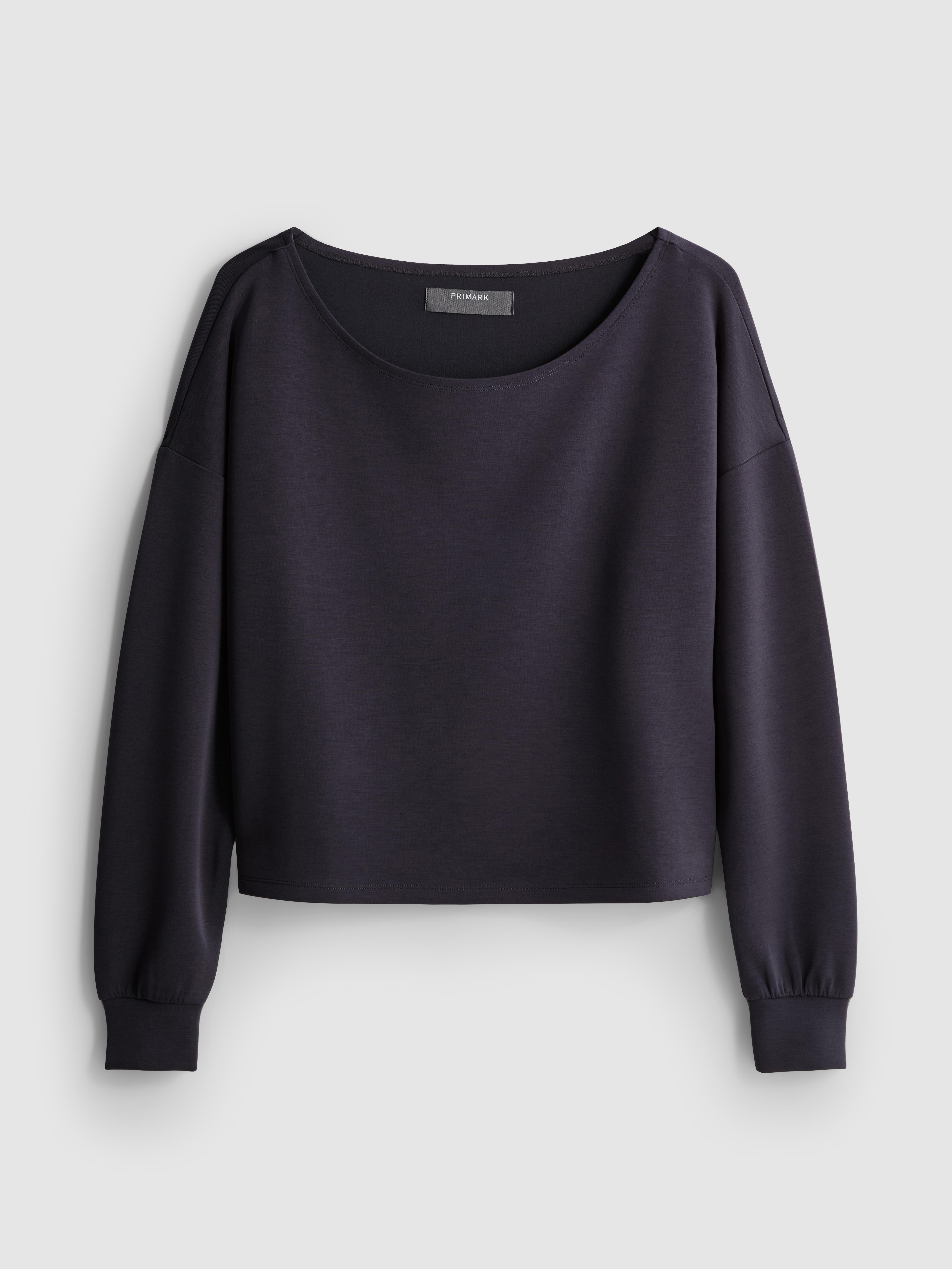 Lässiges, schulterfreies Sweatshirt