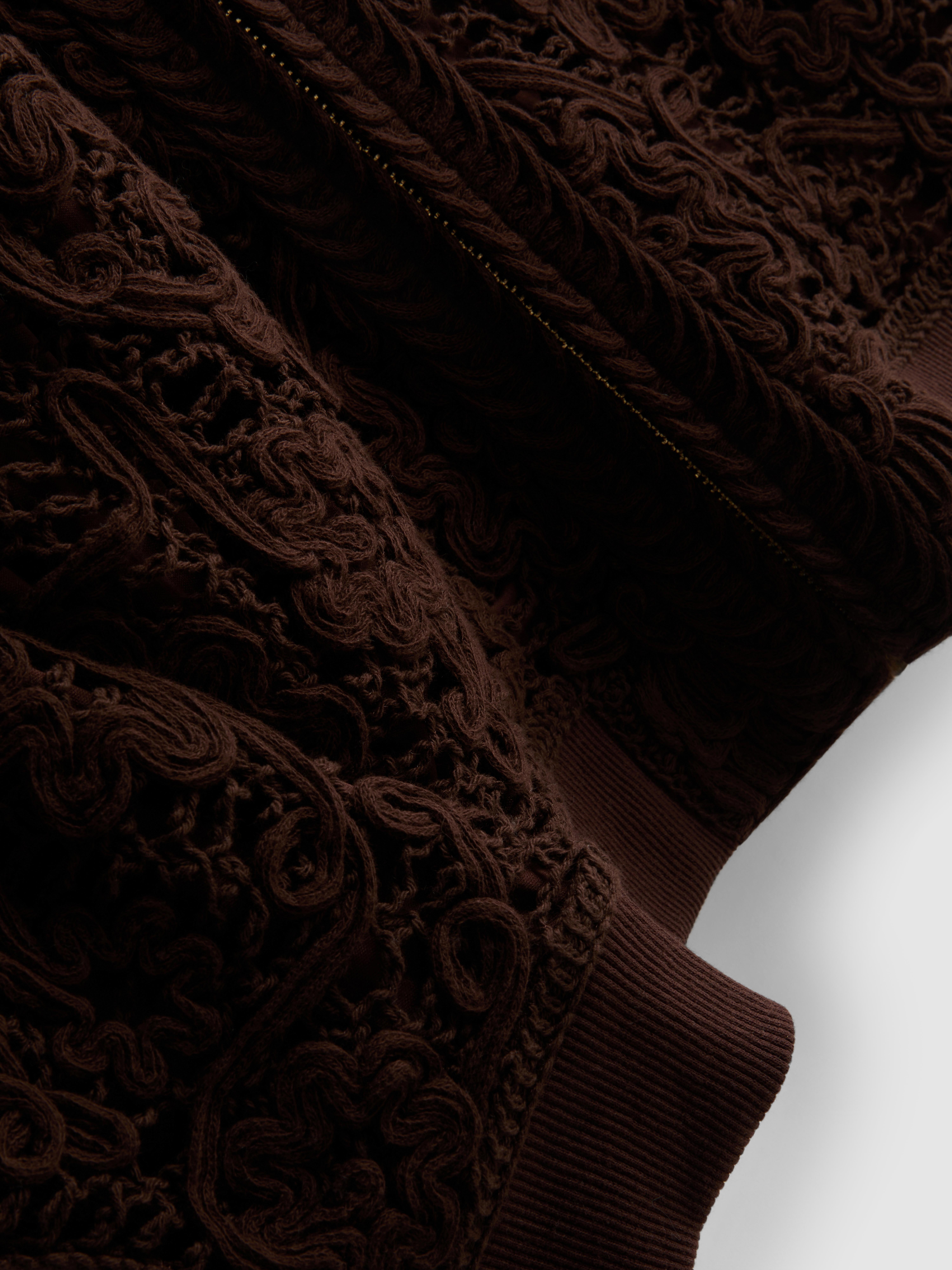 Crochet Bomber Jacket