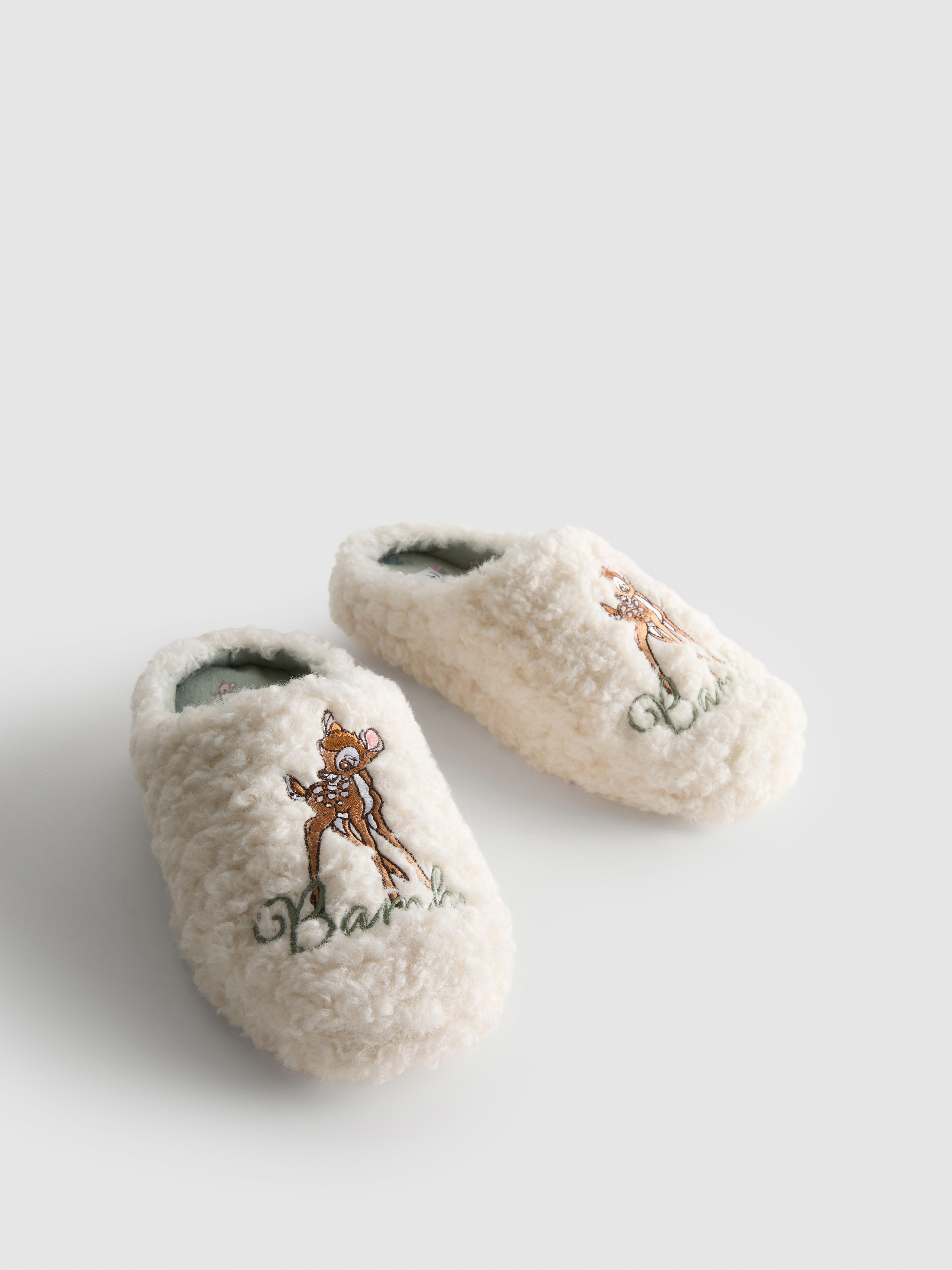 Disney’s Bambi Fluffy Mule Slippers