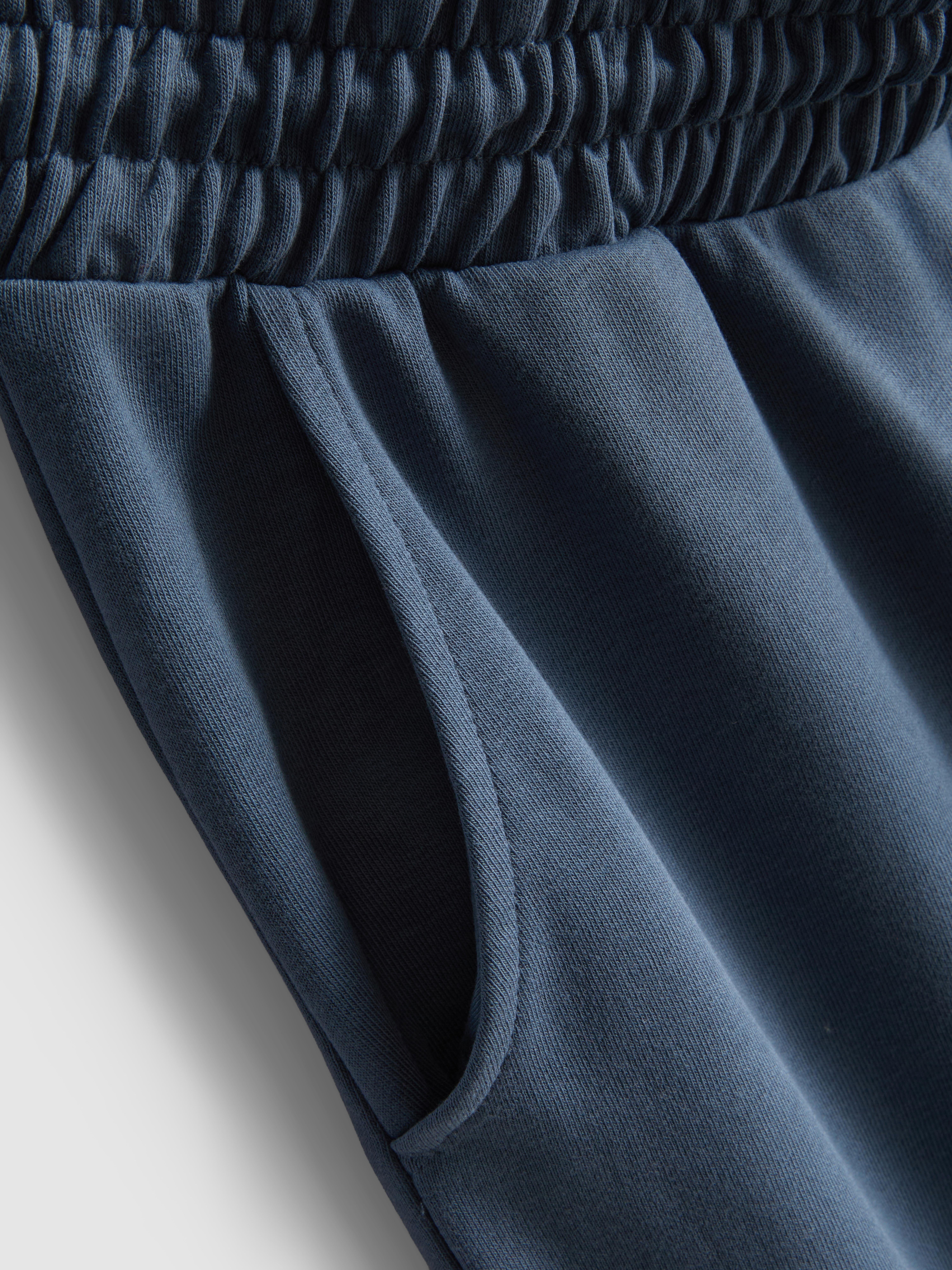 Jogginghose mit weitem Bein und hohem Baumwollanteil