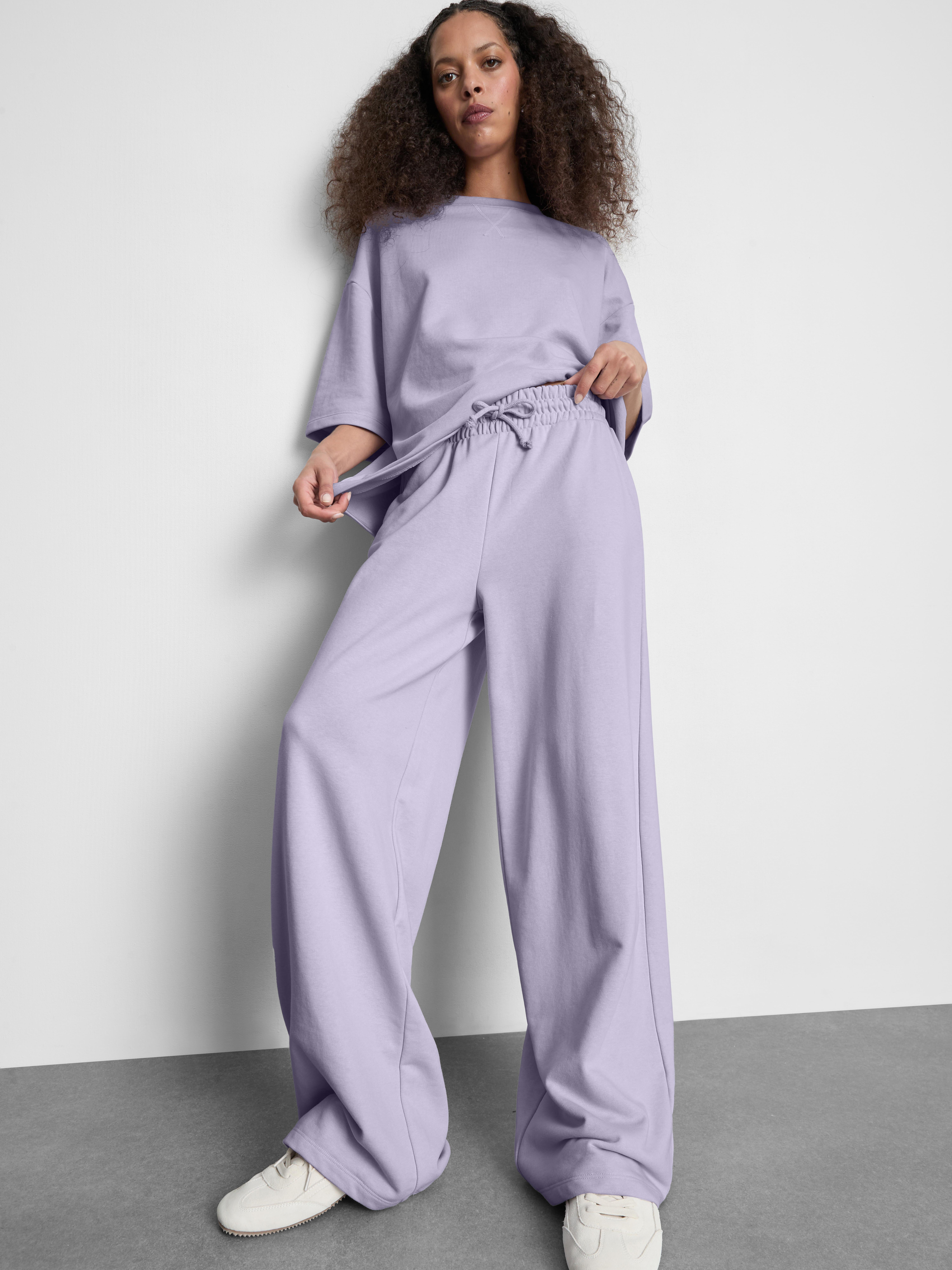 Bas de jogging large en coton majoritaire