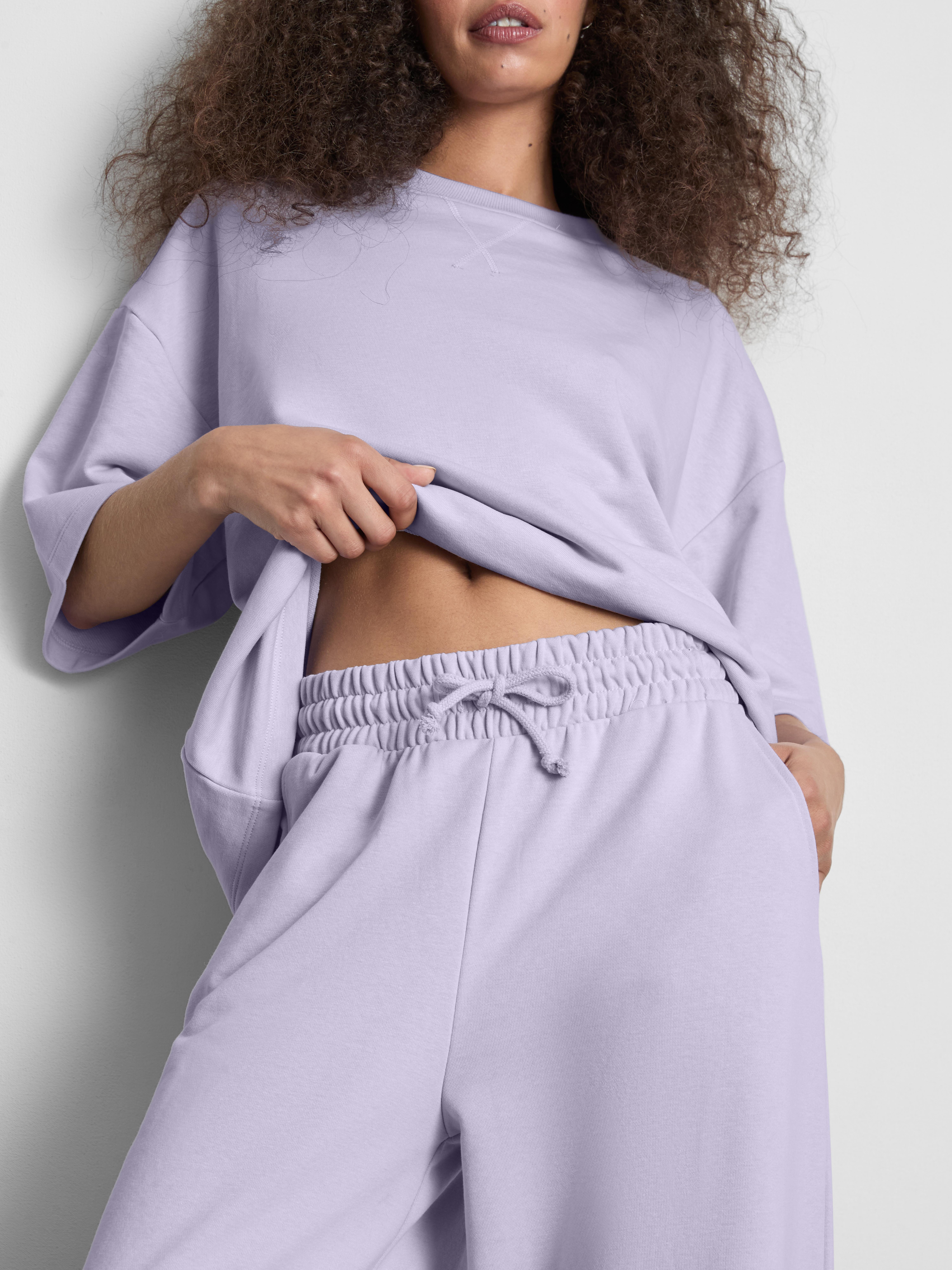 Bas de jogging large en coton majoritaire