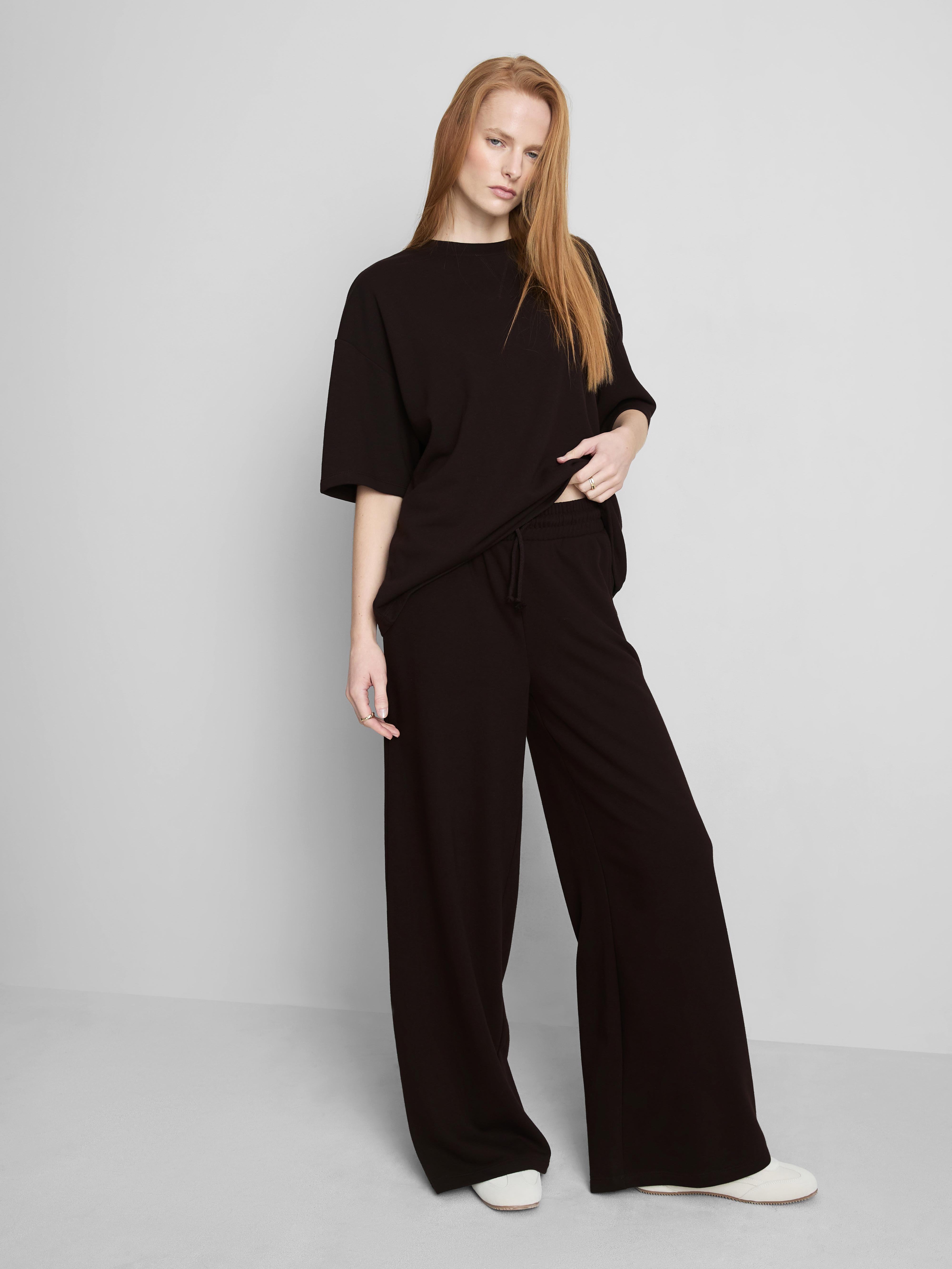 Široké tepláky s vysokým podielom bavlny