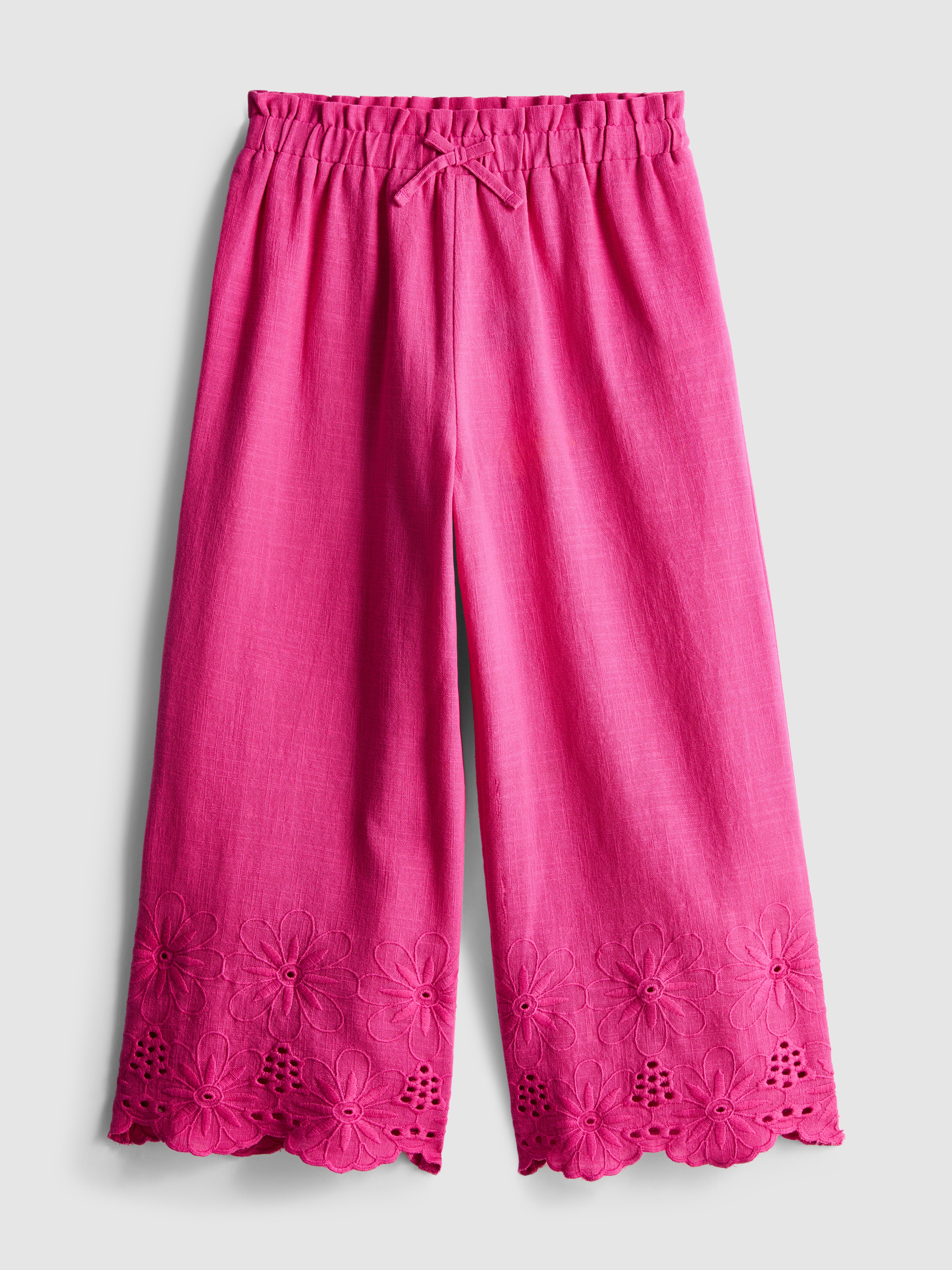 1.5-8yrs | Broderie Trousers