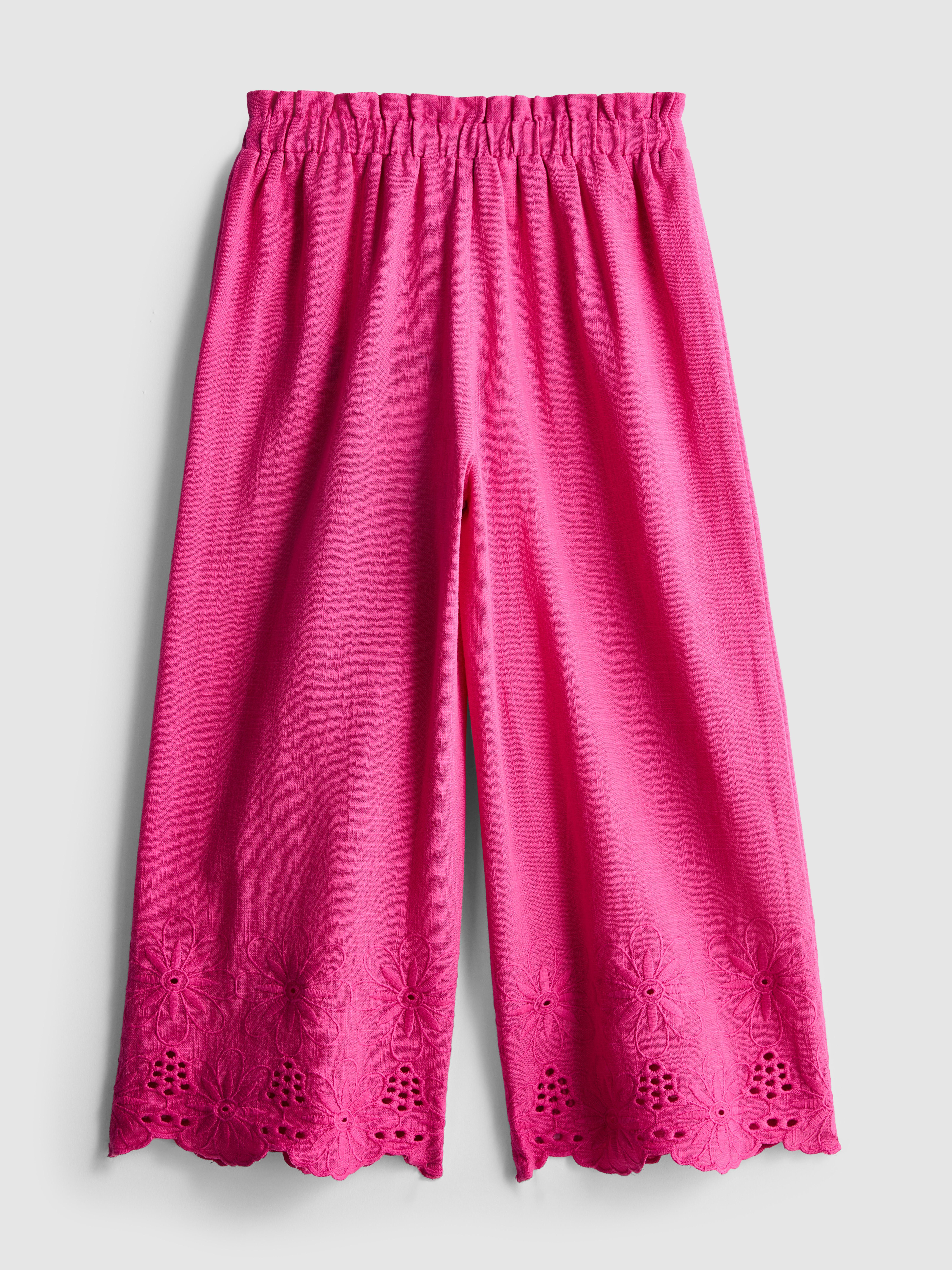 1.5-8yrs | Broderie Trousers