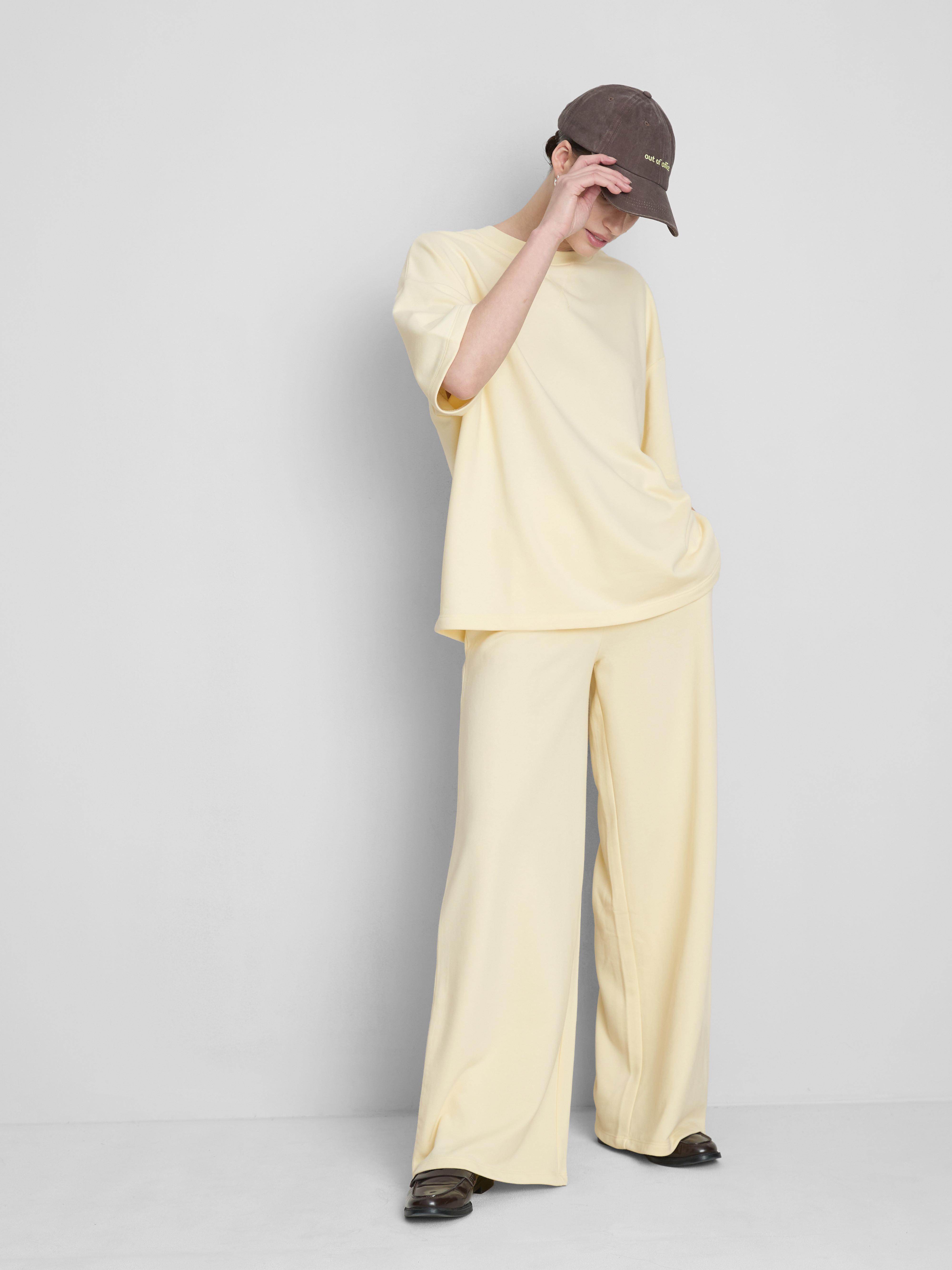 Tricou bogat în bumbac cu croială lejeră