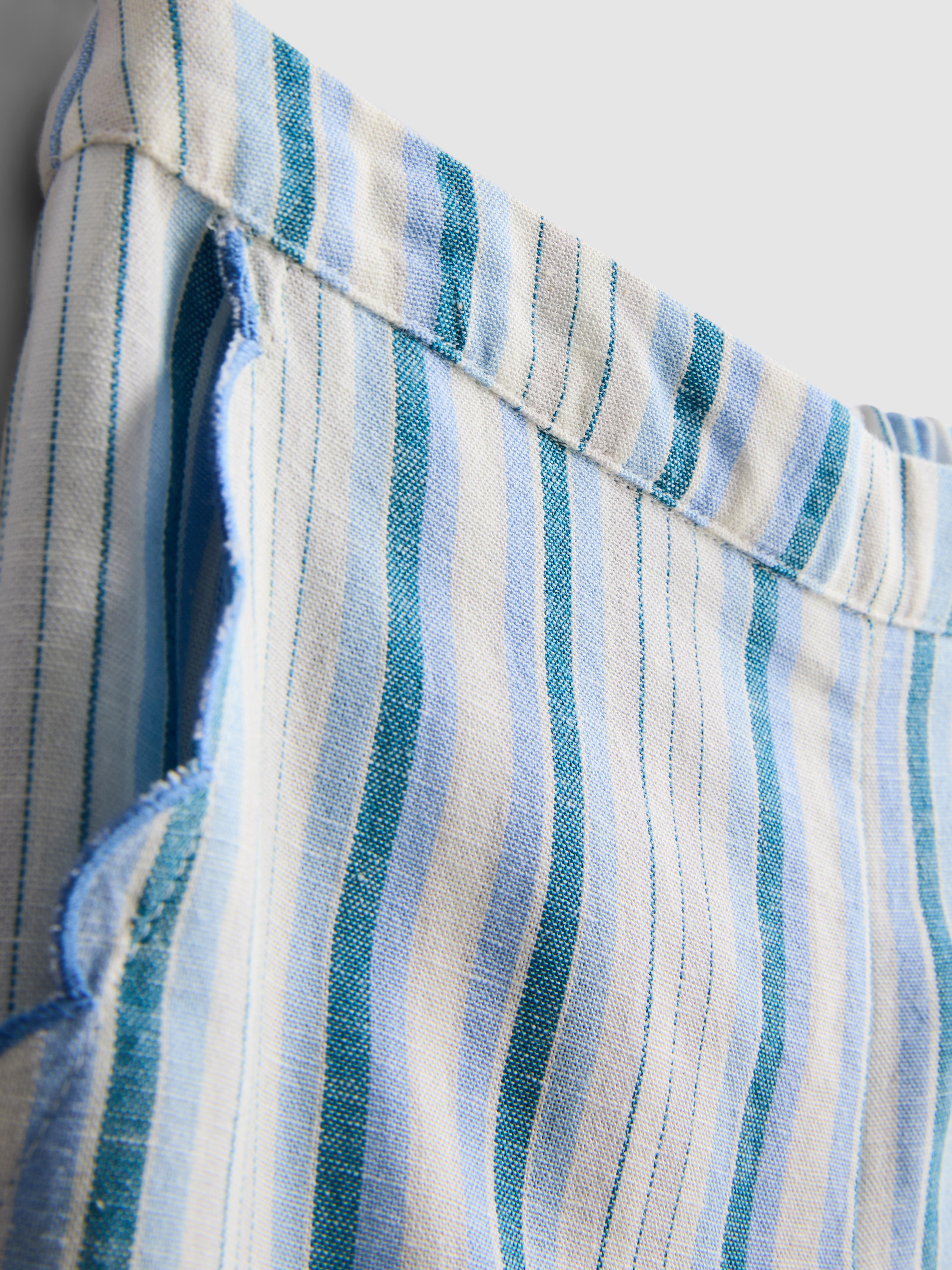 18 mois–8 ans | Pantalon rayé à finitions festonnées