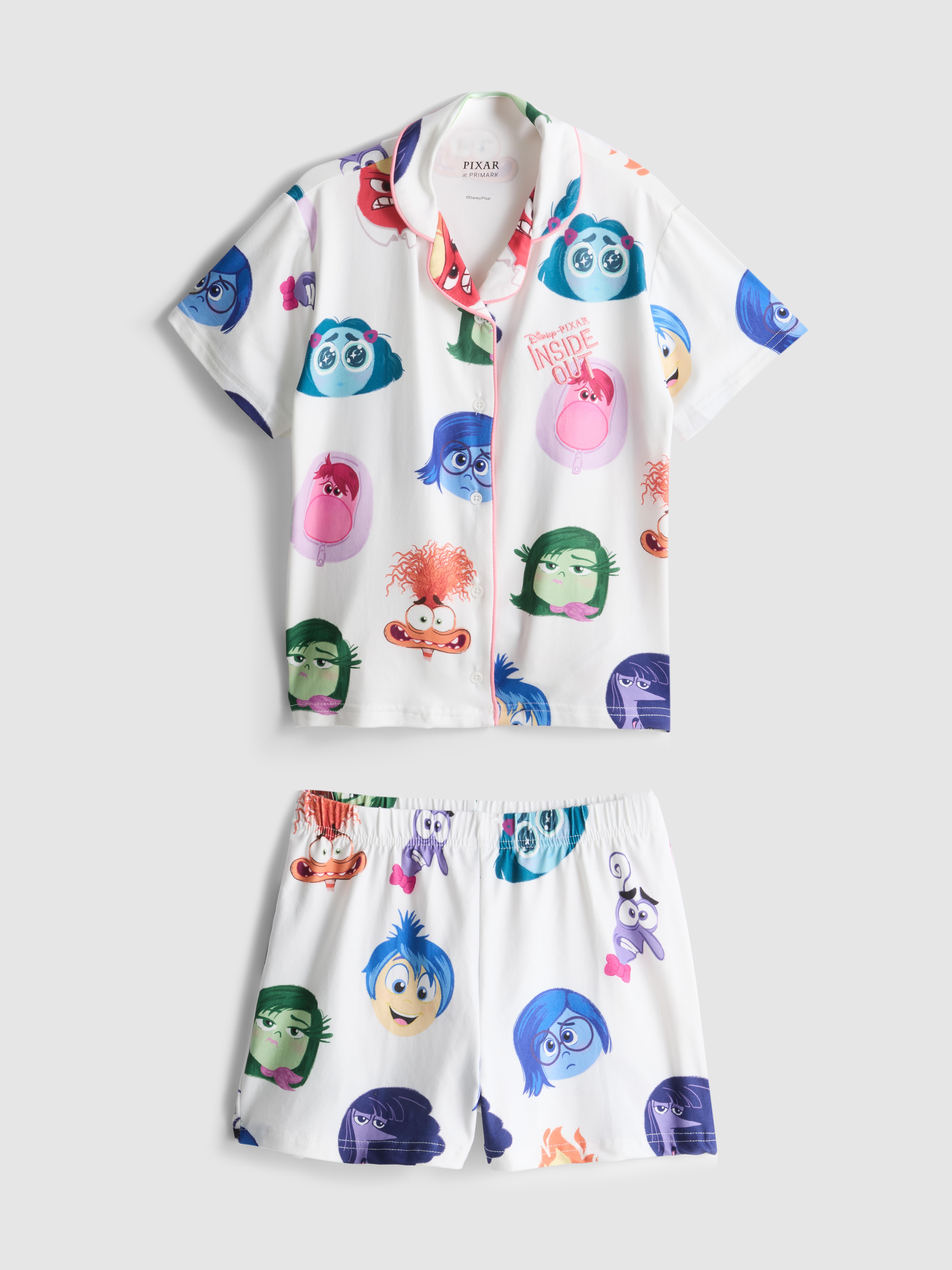 7-15 jr | Pyjama met overhemd en short Disney Pixar