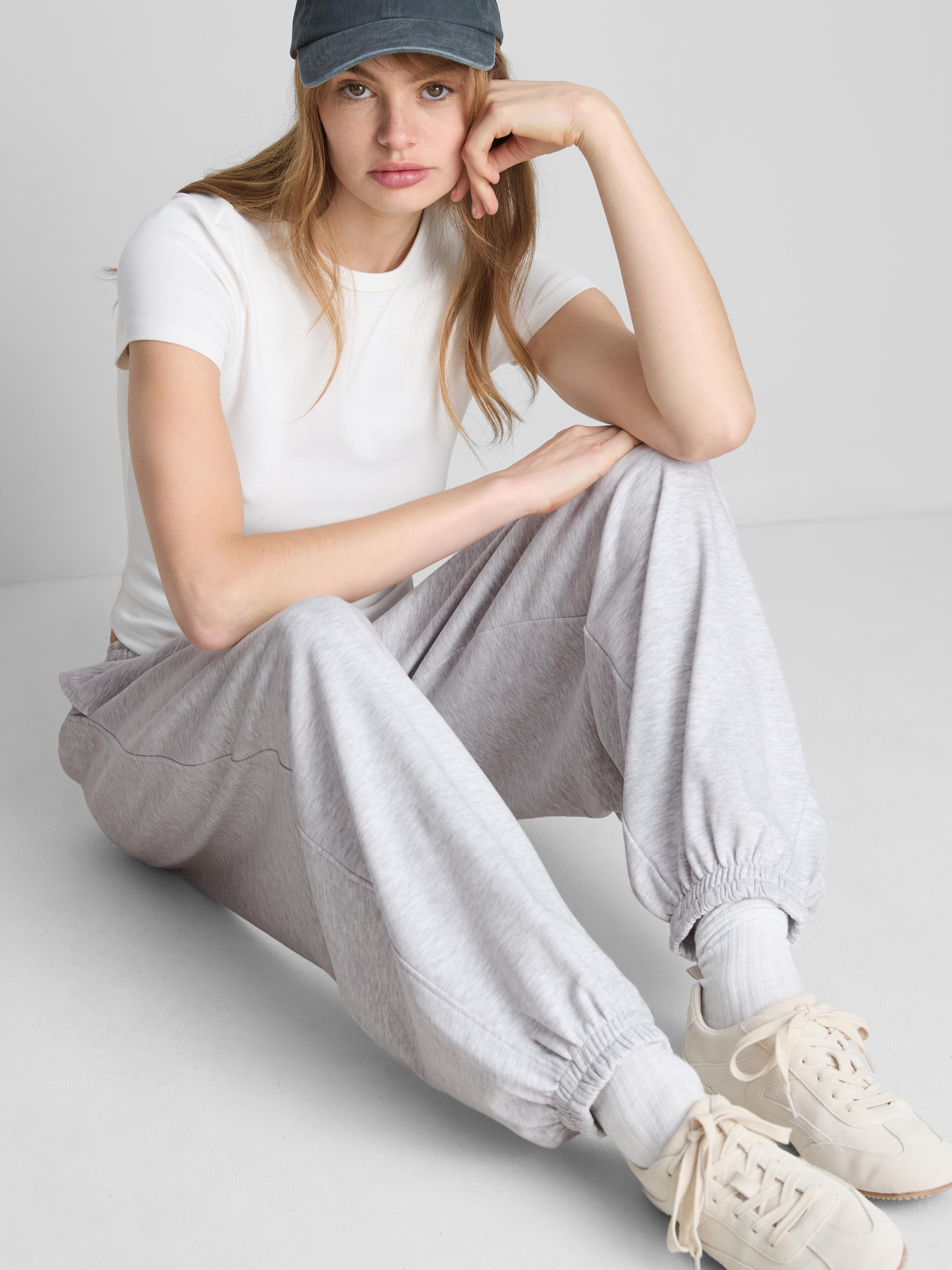 Bas de jogging sarouel en coton majoritaire