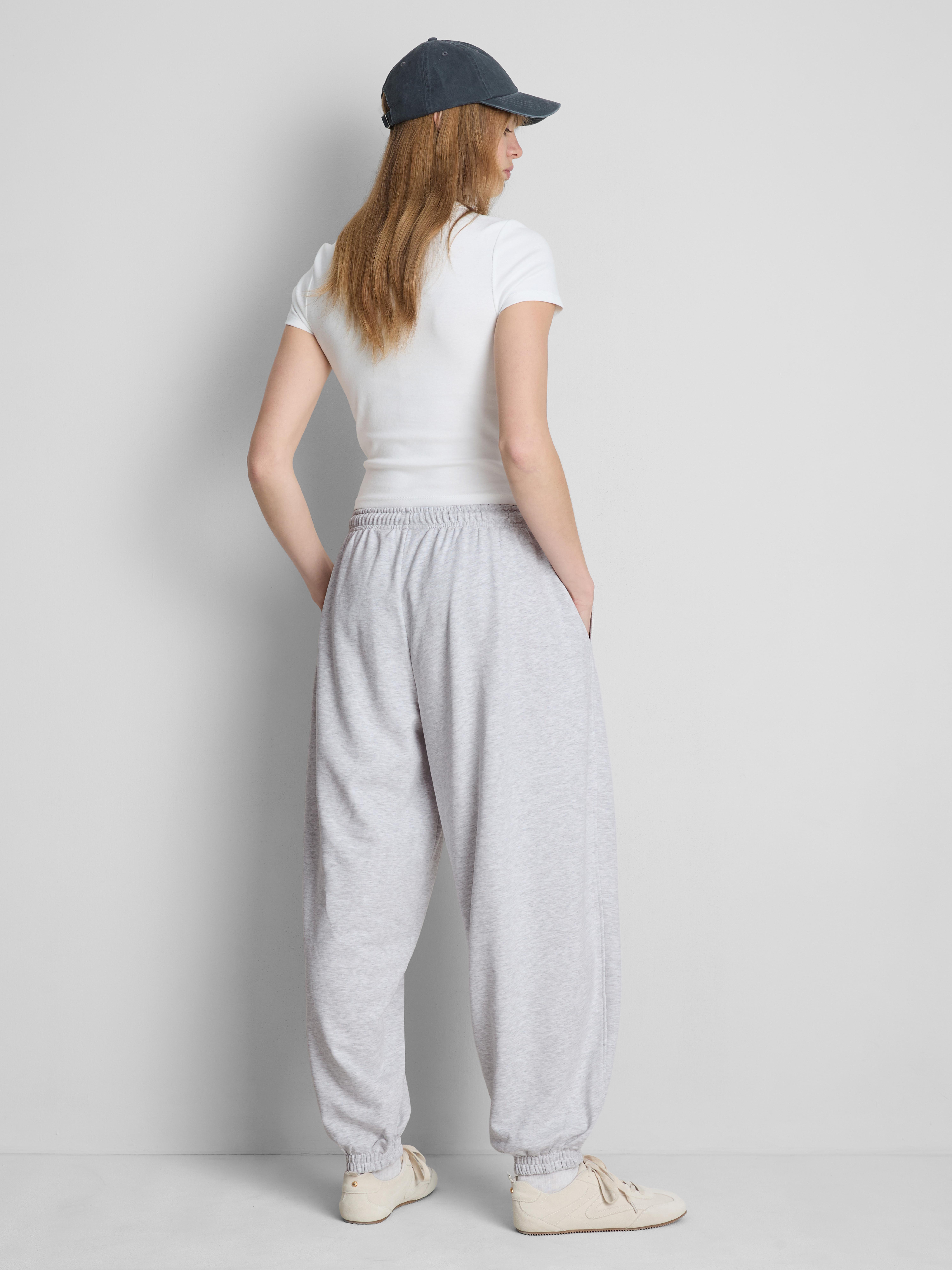 Bas de jogging sarouel en coton majoritaire