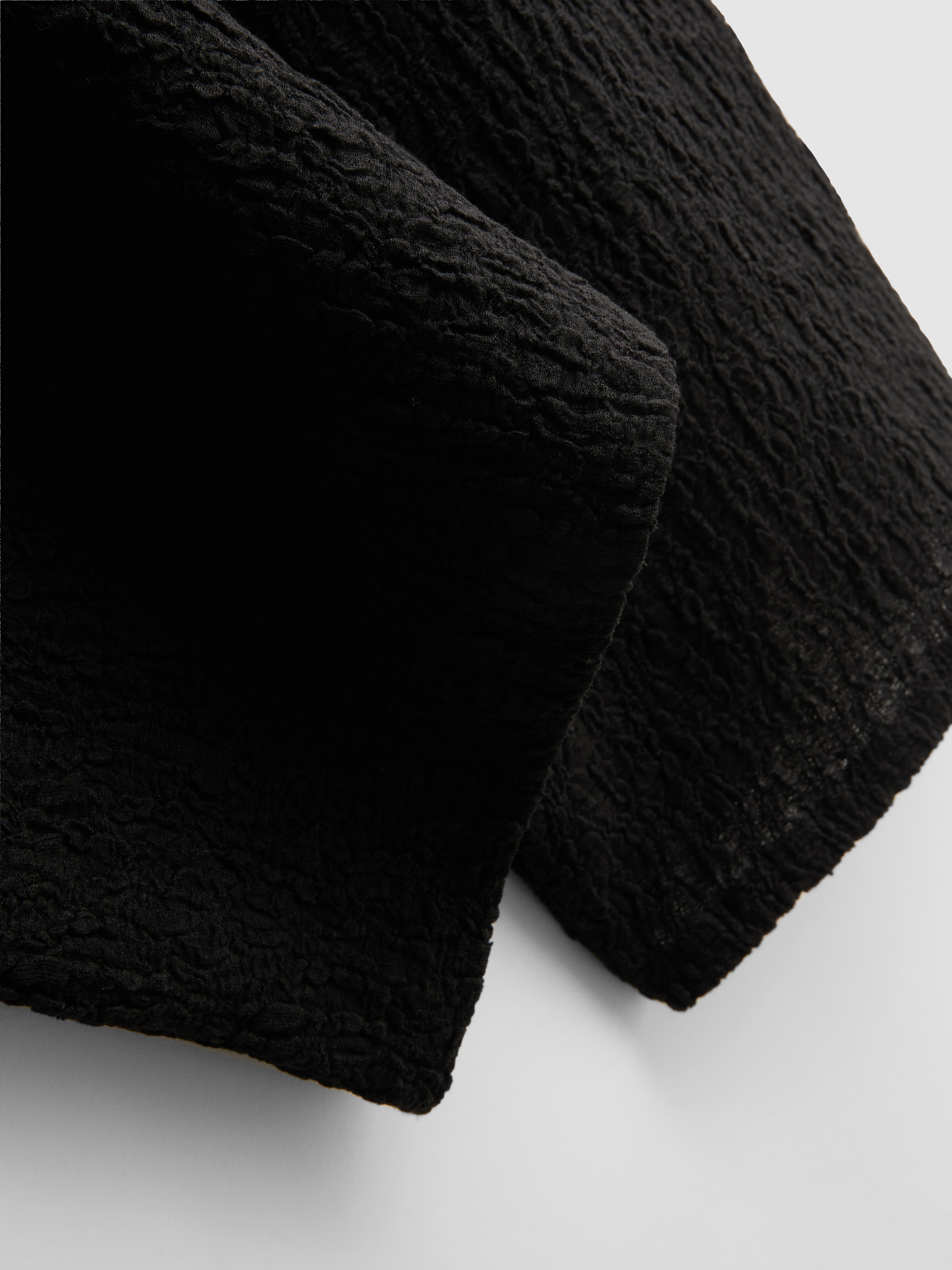 Marszczone spodnie z prostą nogawką i sznurkiem