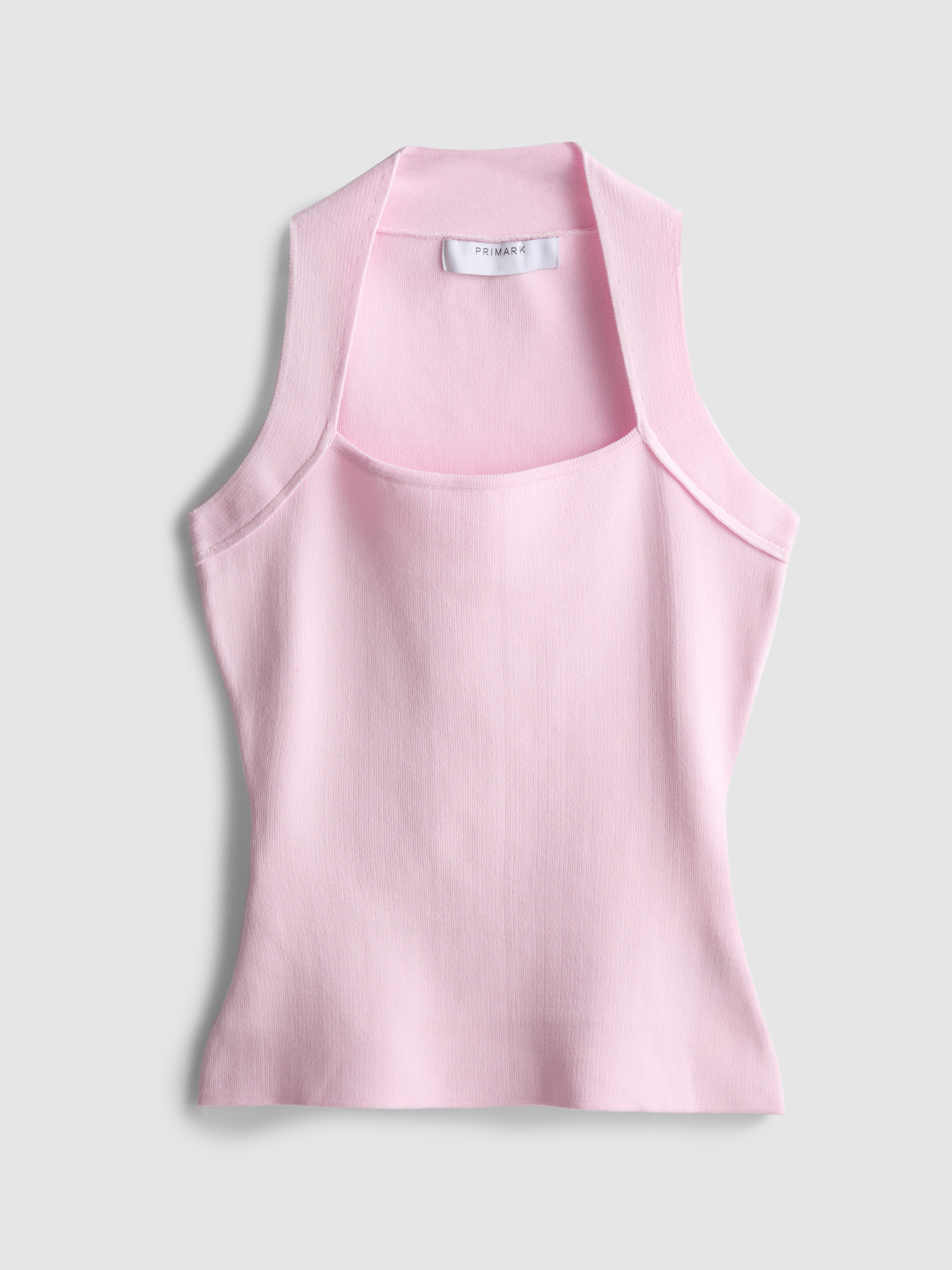 Tanktop met vierkante hals