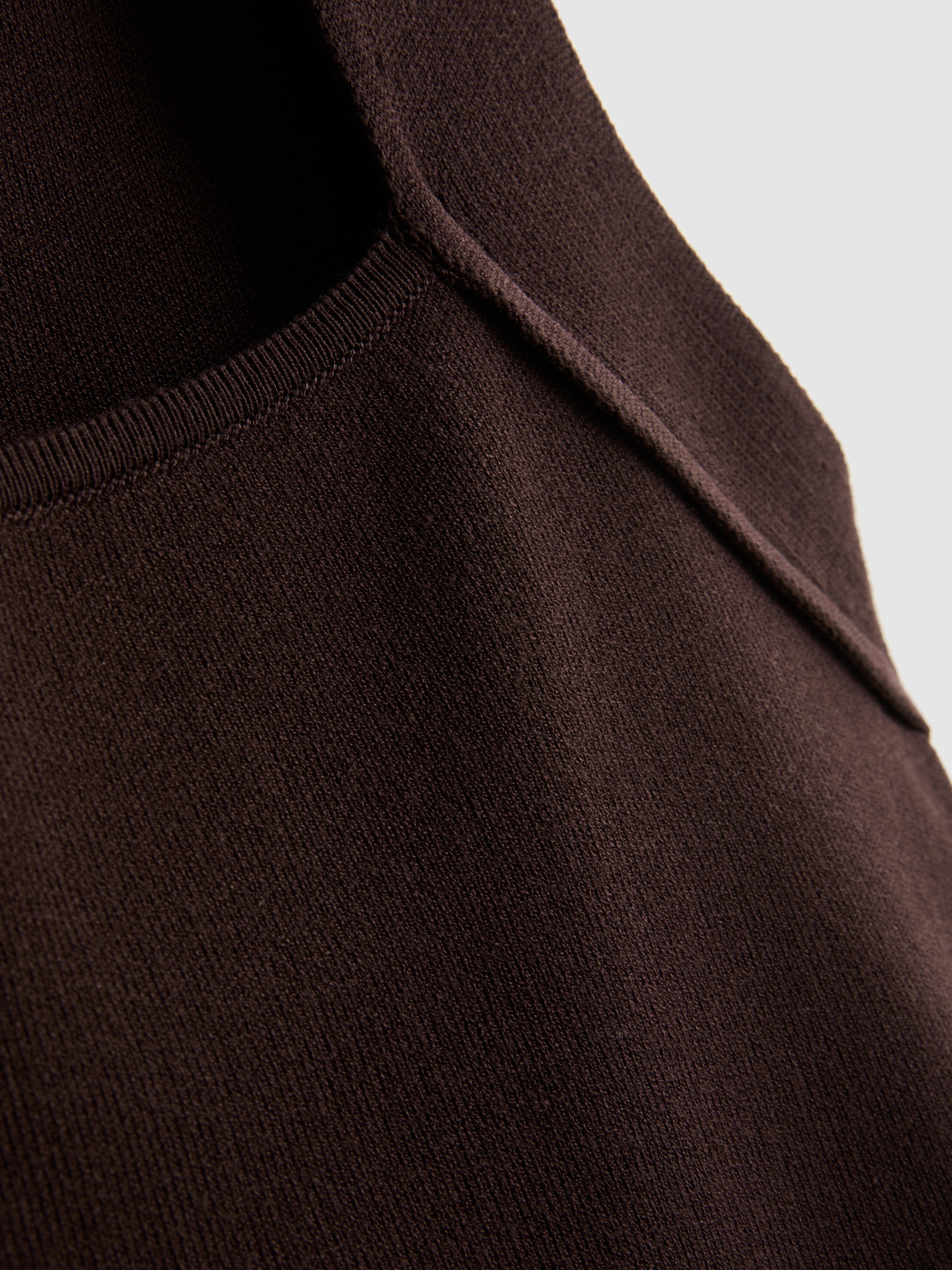 Sculpted Square-Neck Tank Top