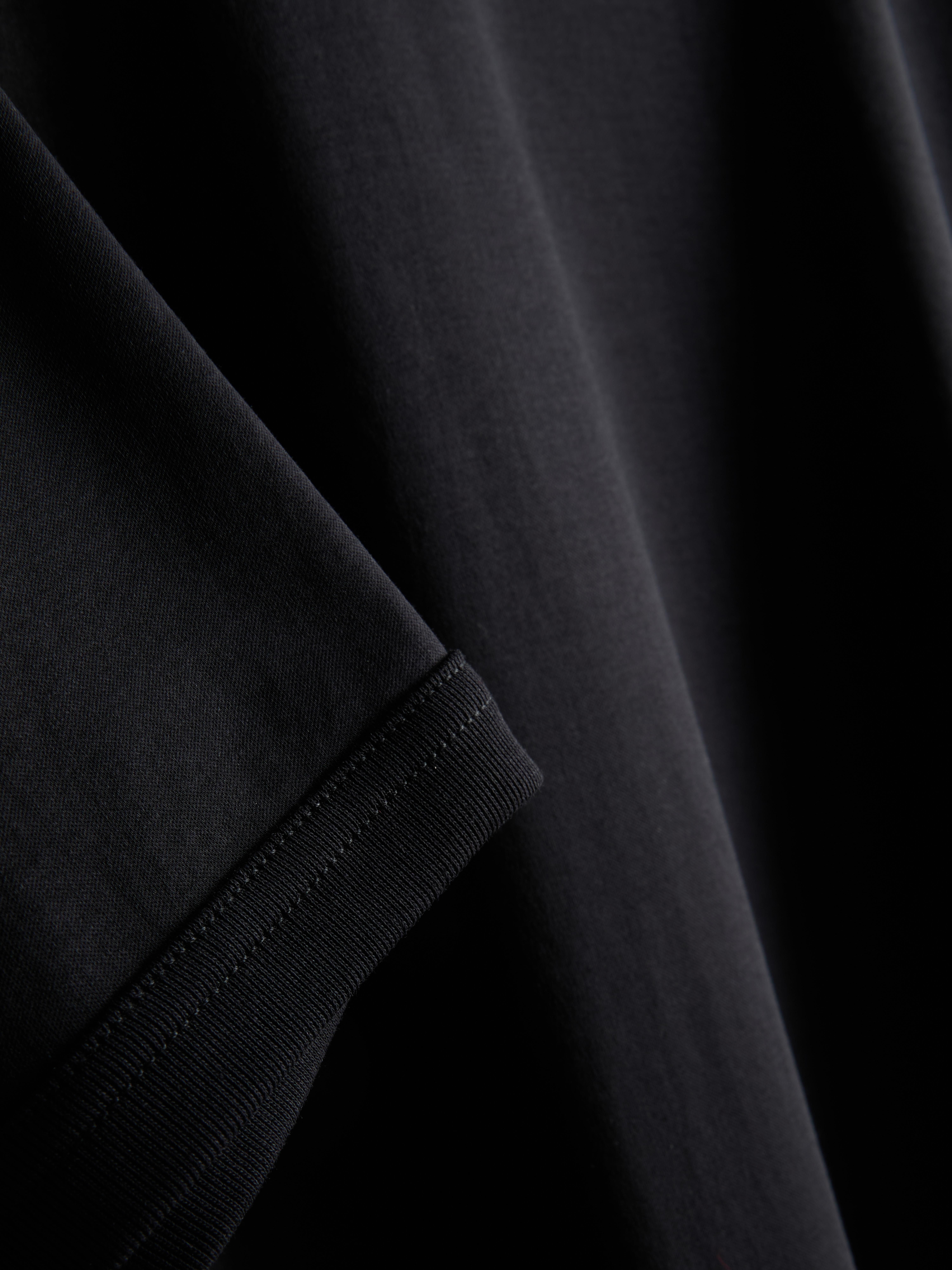 Men's Black Slim Fit Short-Sleeve T-Shirt