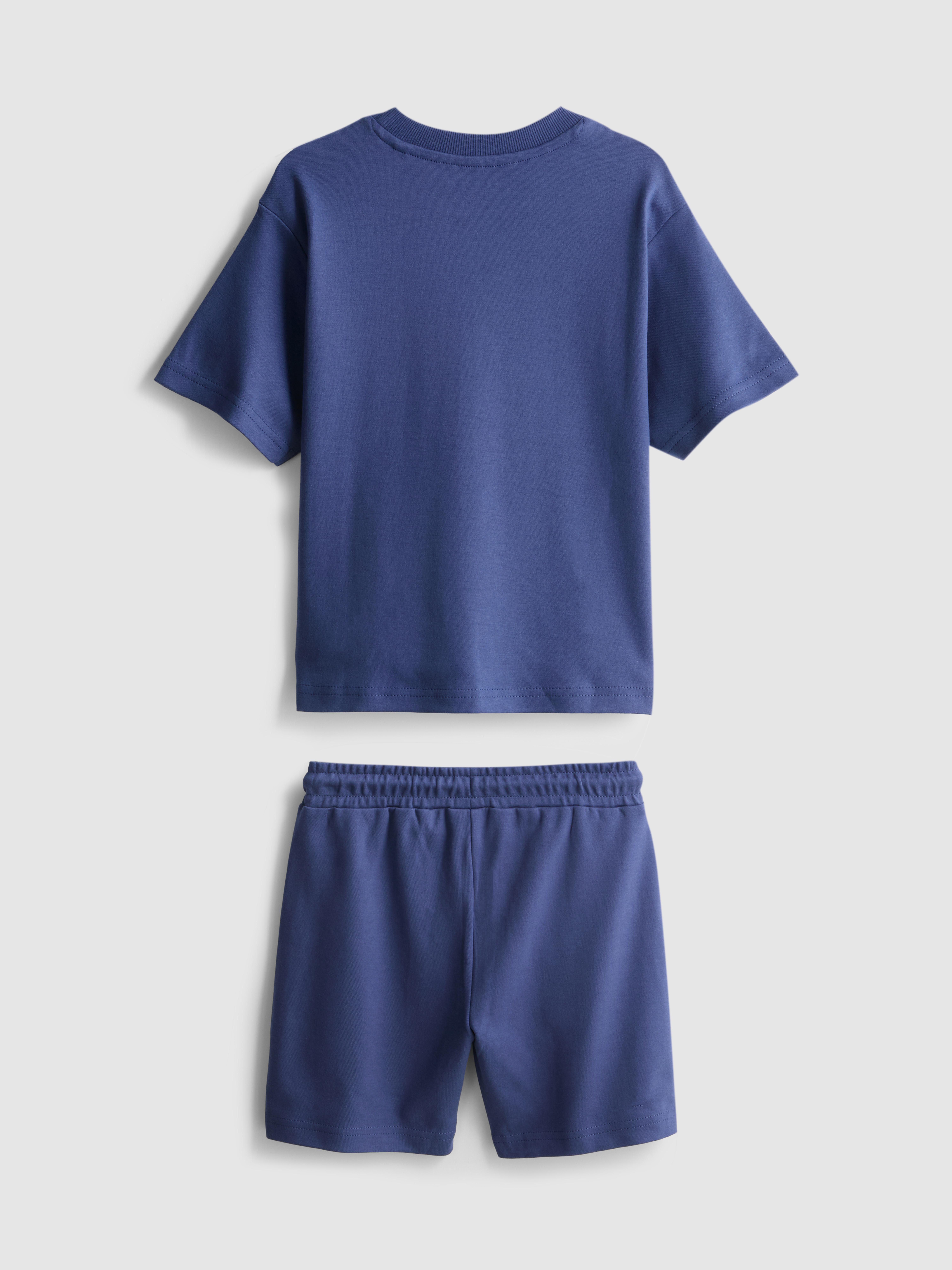 Boys Navy 1.5-8yrs | T-Shirt and Shorts Set | Primark