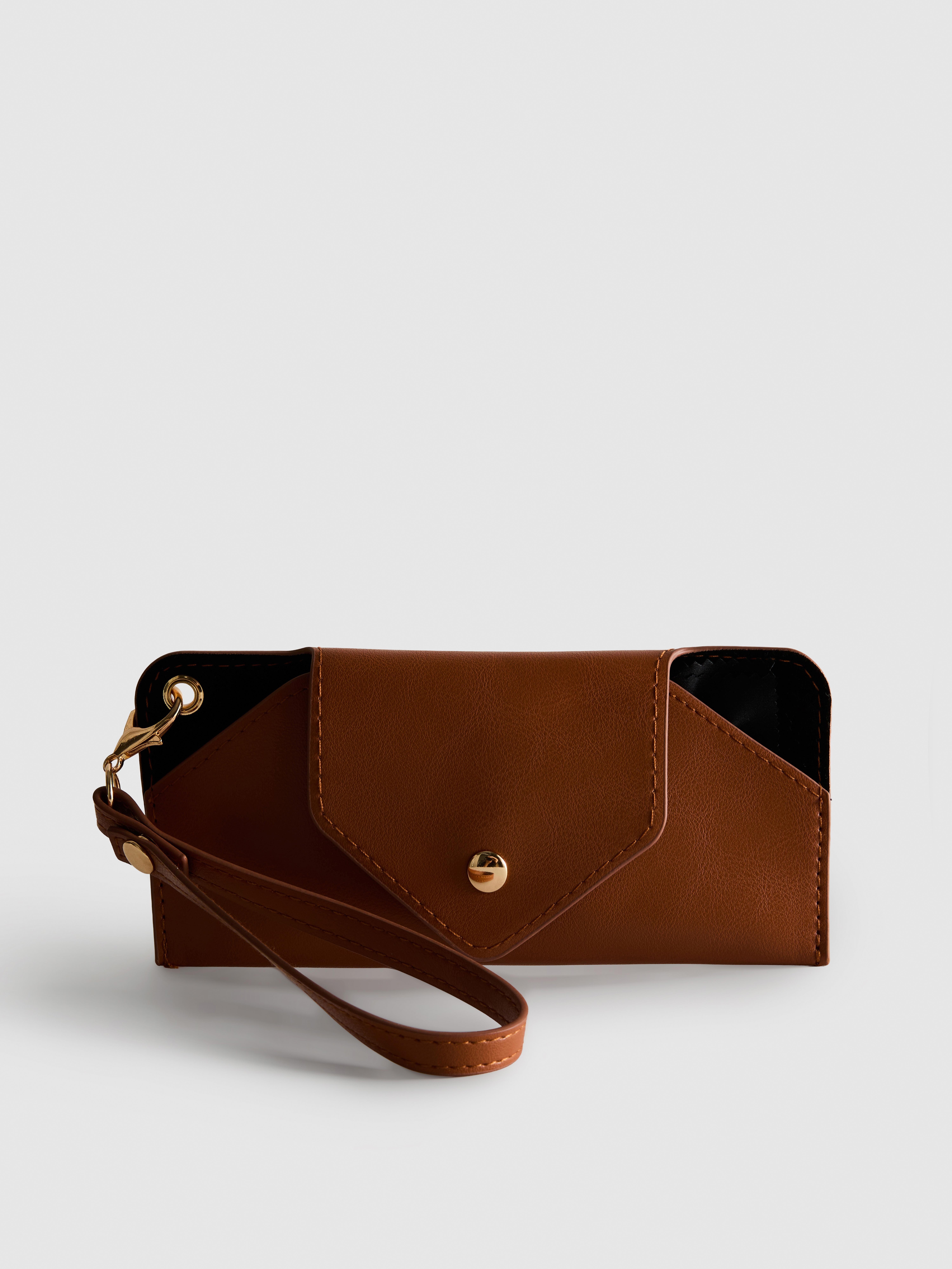 Zonnebrilhoes van imitatieleer