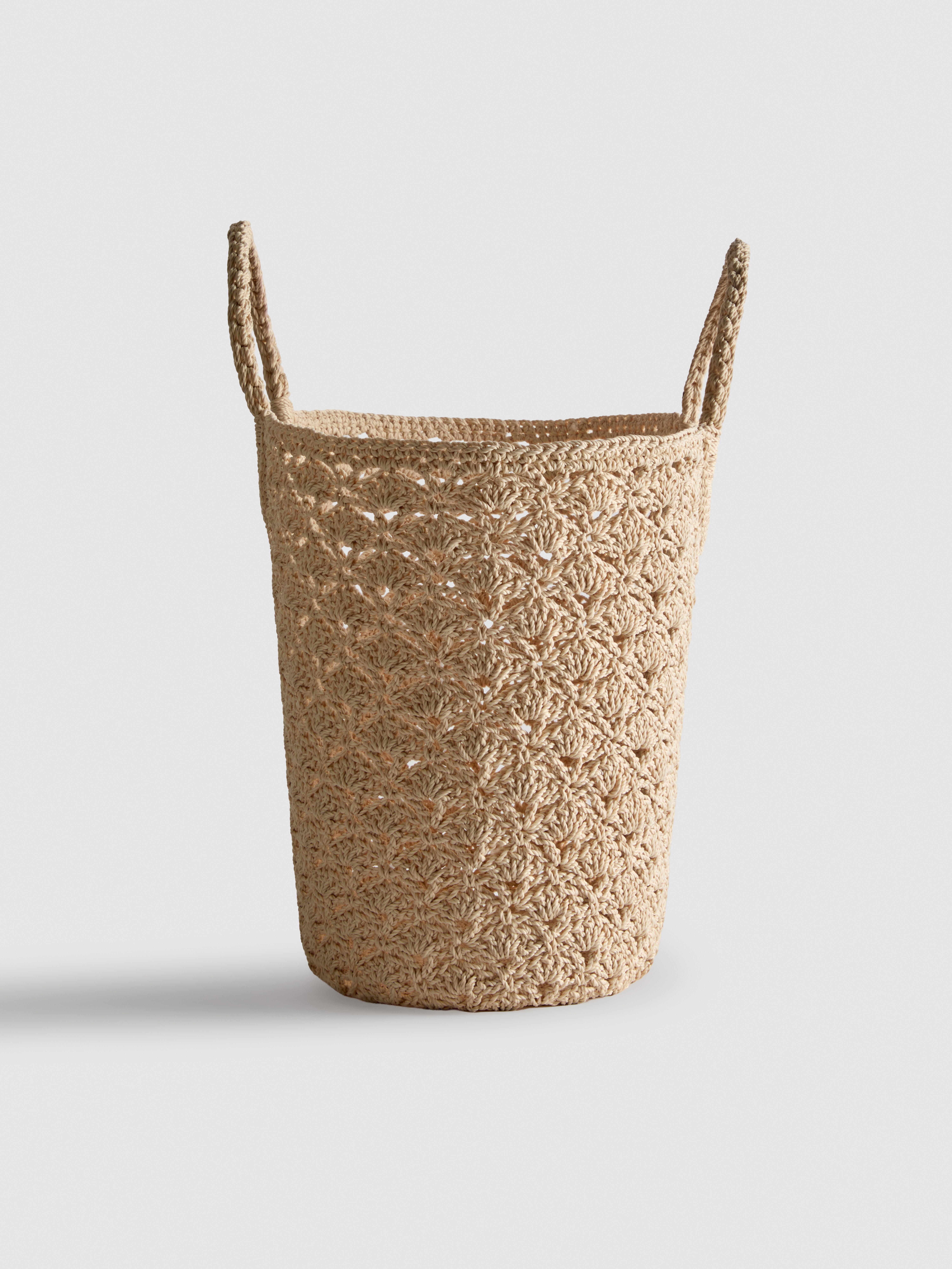 „Paula Echevarría“ Häkel-Bucket-Tasche