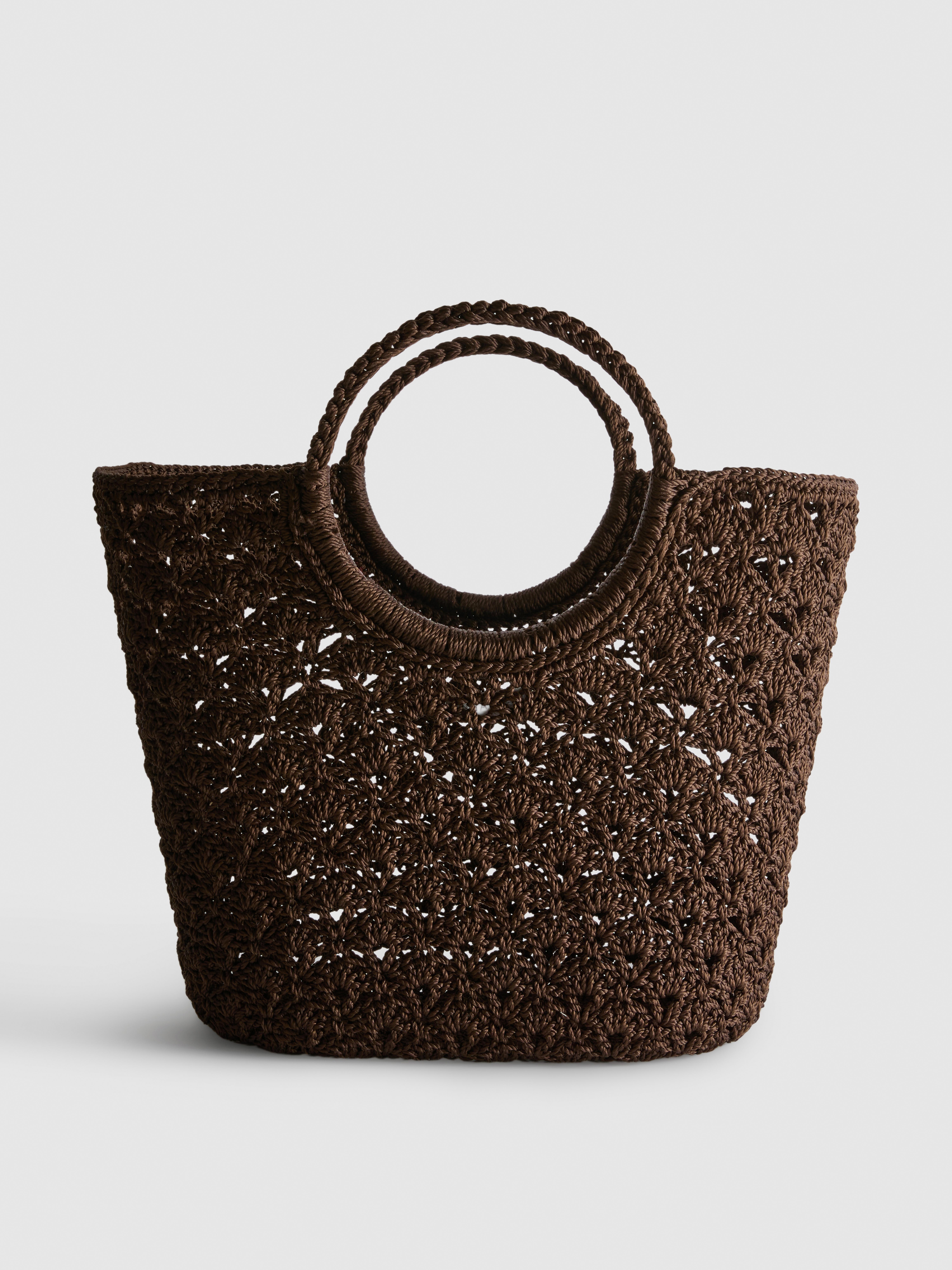 Sac seau au crochet Paula Echevarría