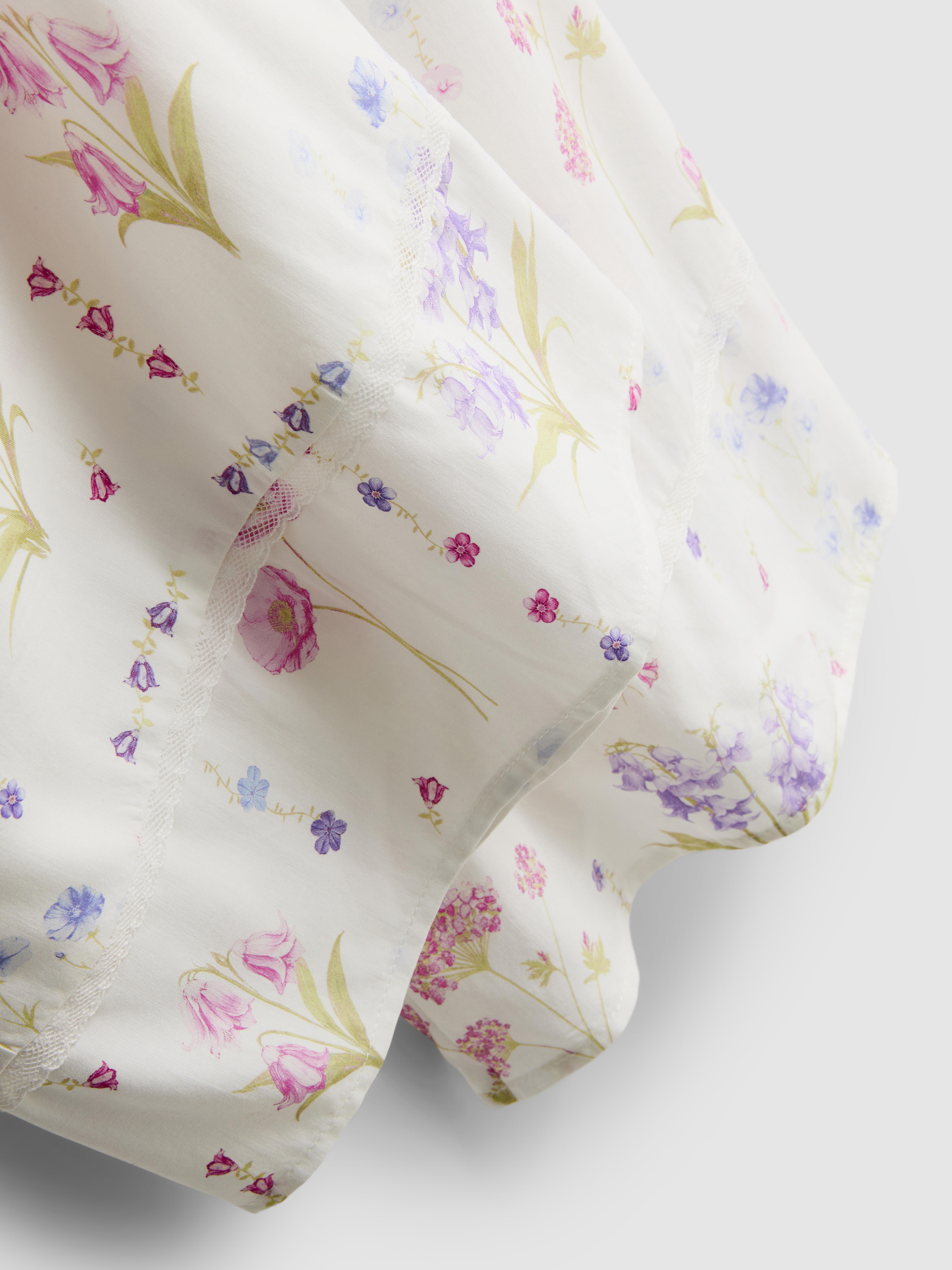 Floral Wide Leg Pajama Bottoms