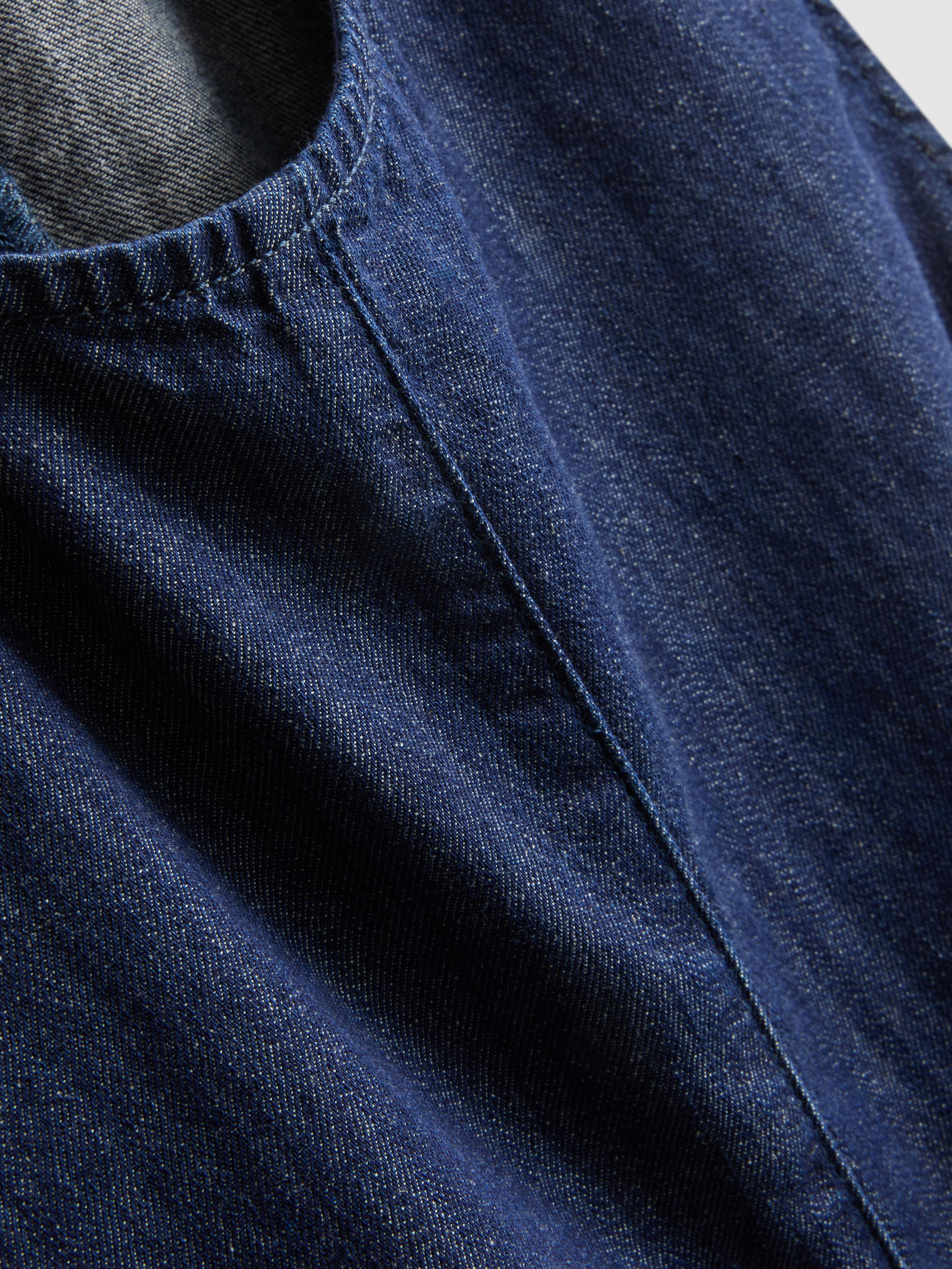 The Edit Structured Denim Tank Top