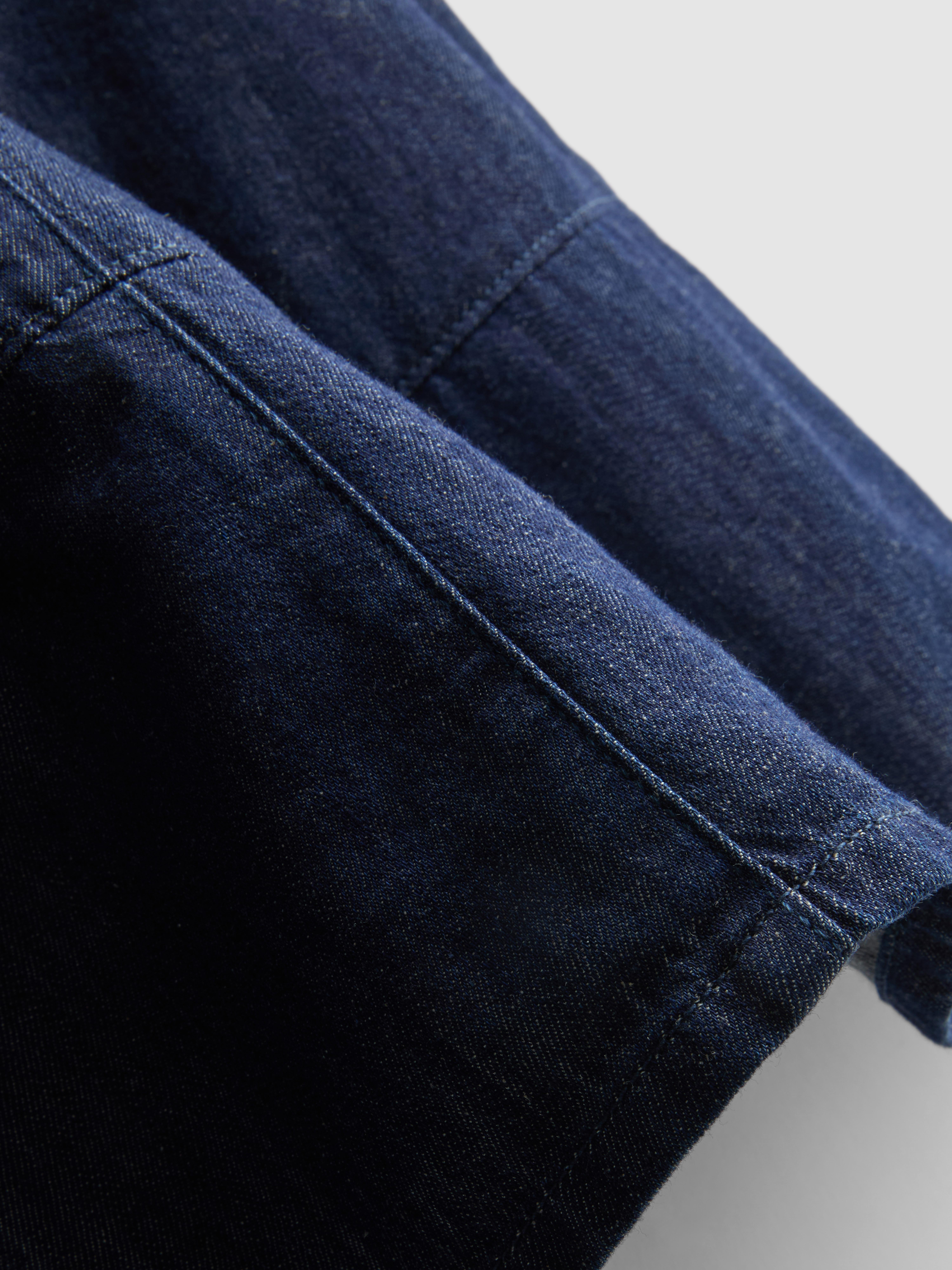 The Edit Structured Denim Tank Top