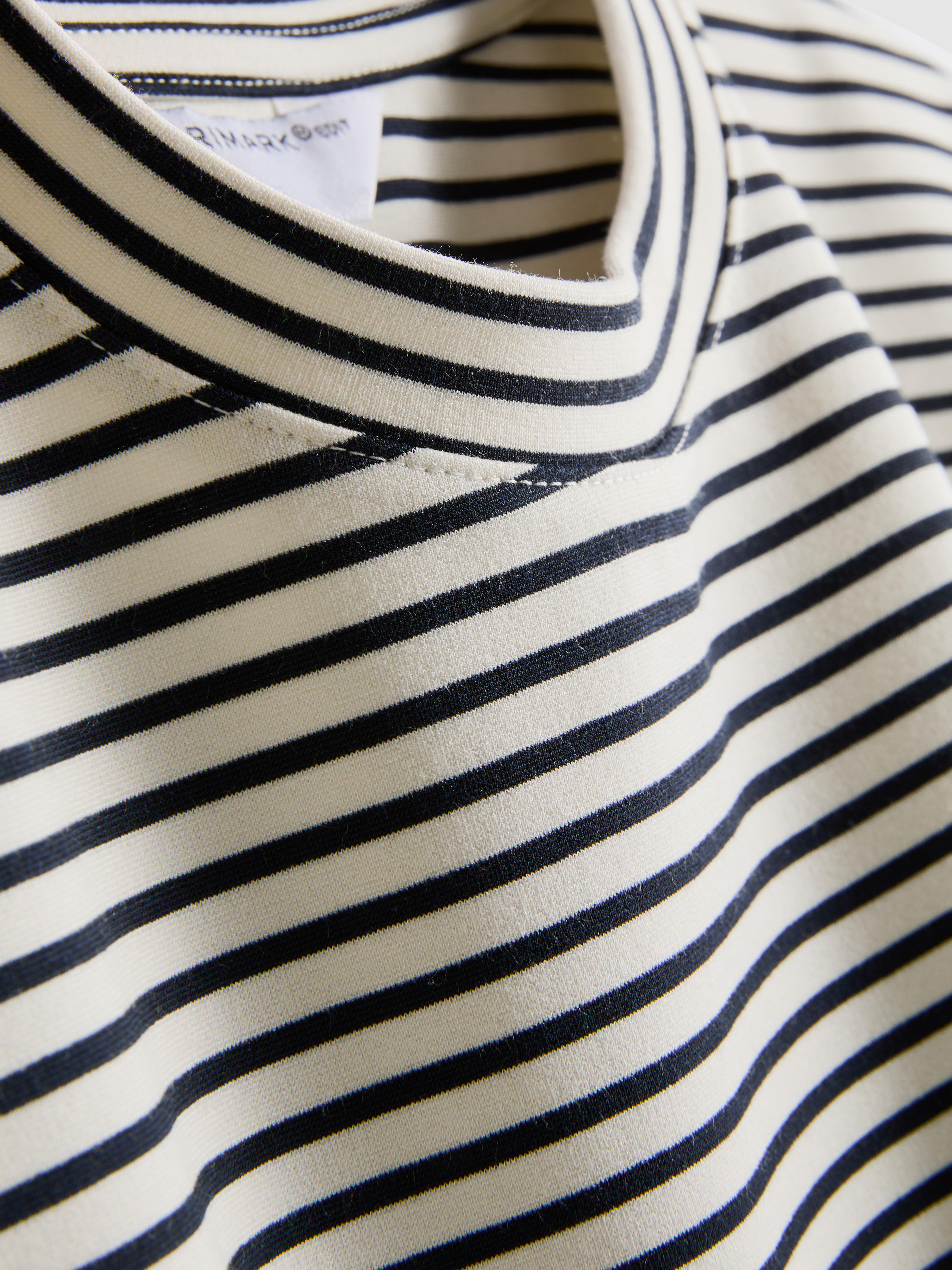 The Edit Striped Crewneck Tee