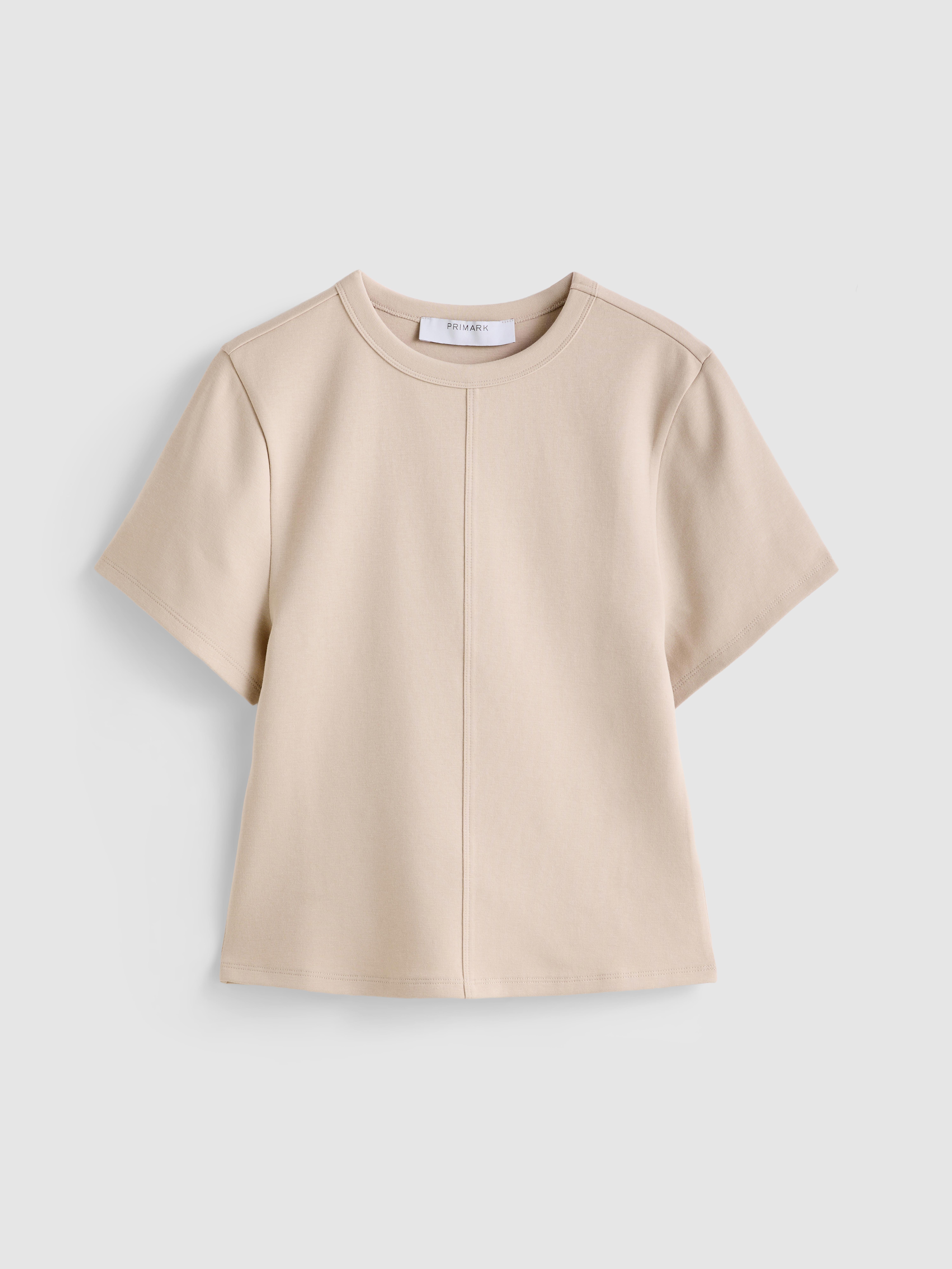 Cotton Rich Seam Detail Boxy Tee