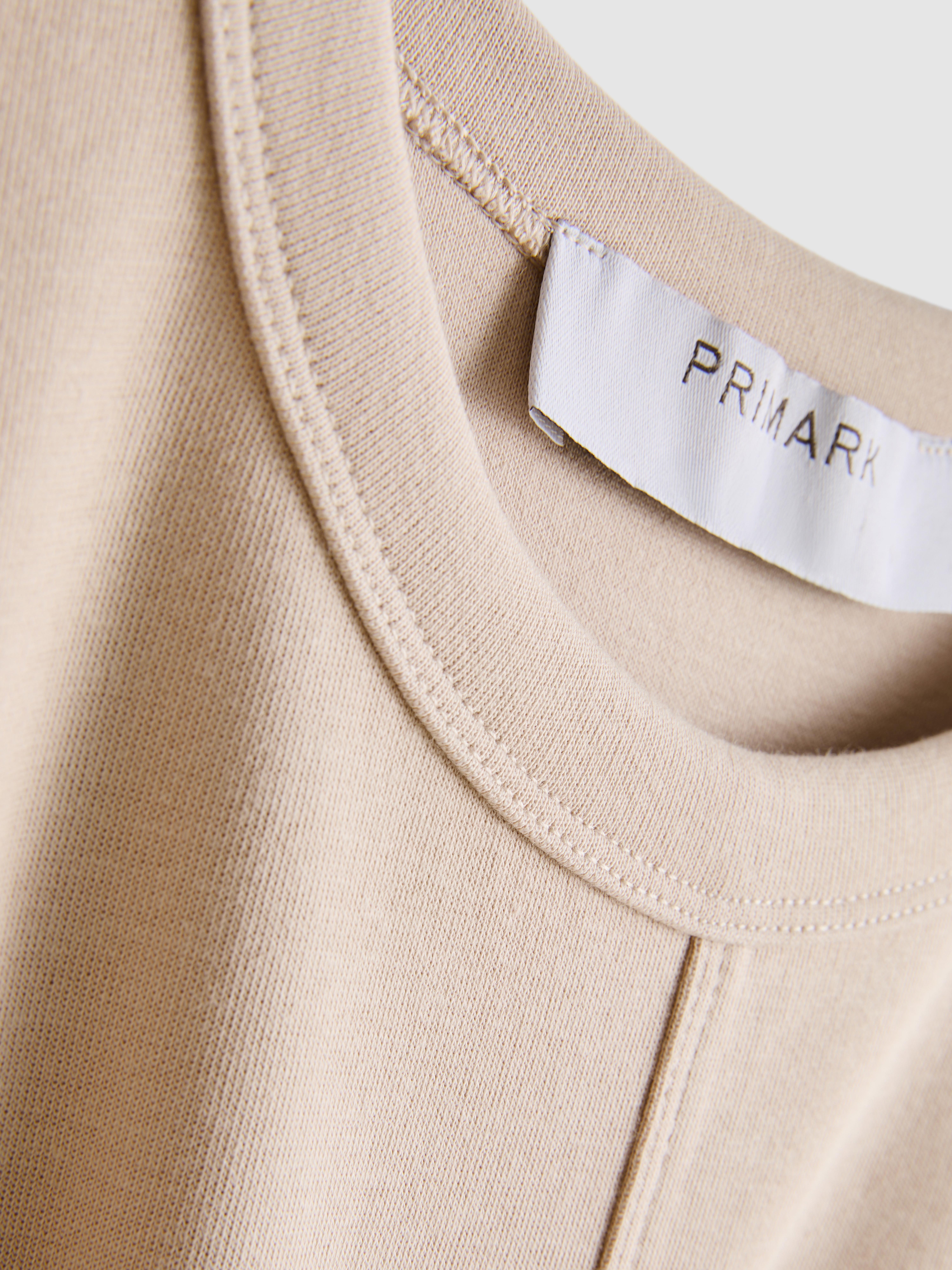 Cotton Rich Seam Detail Boxy Tee