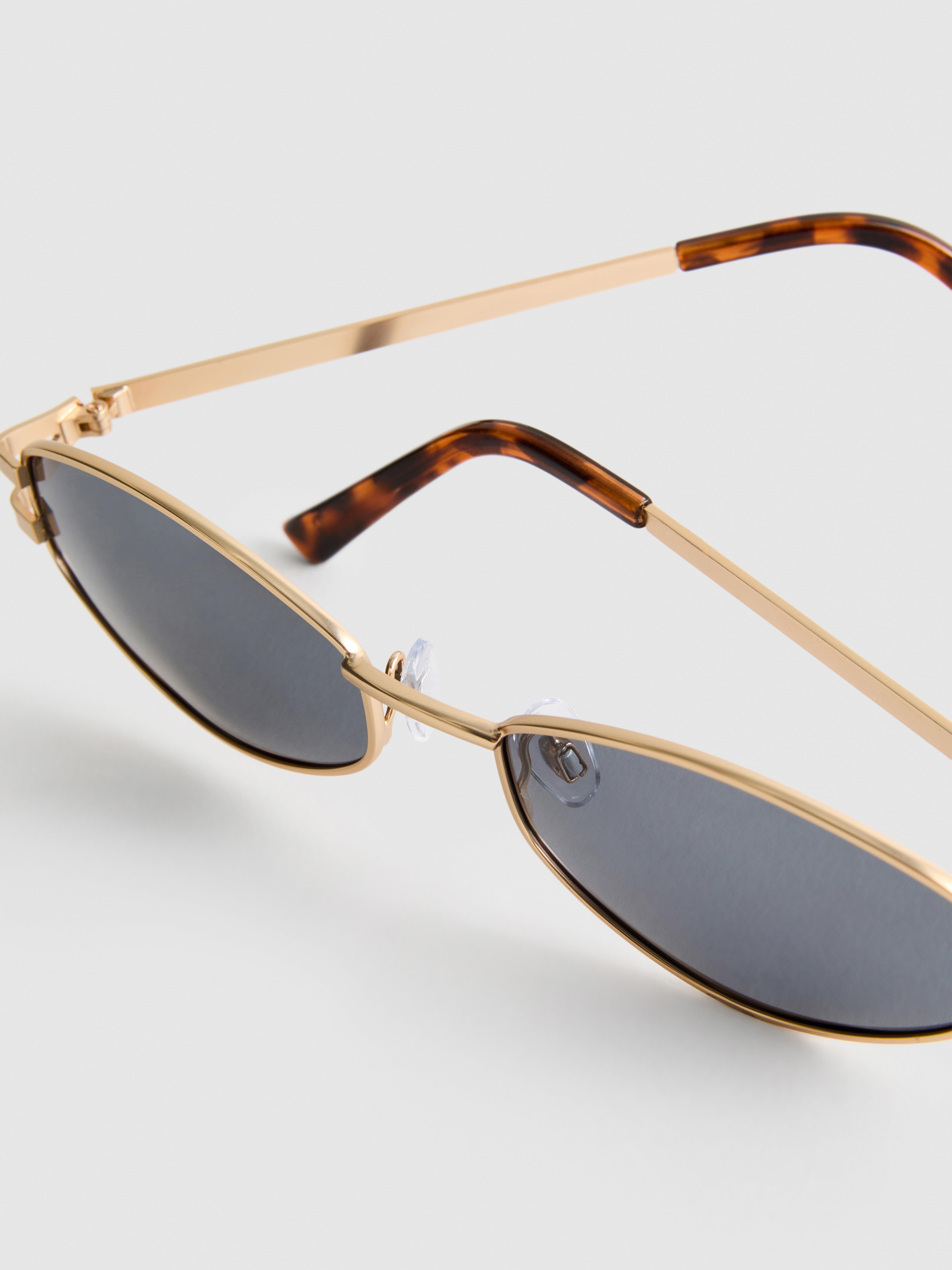 By Coleen Oval Metal Frame Sunglasses