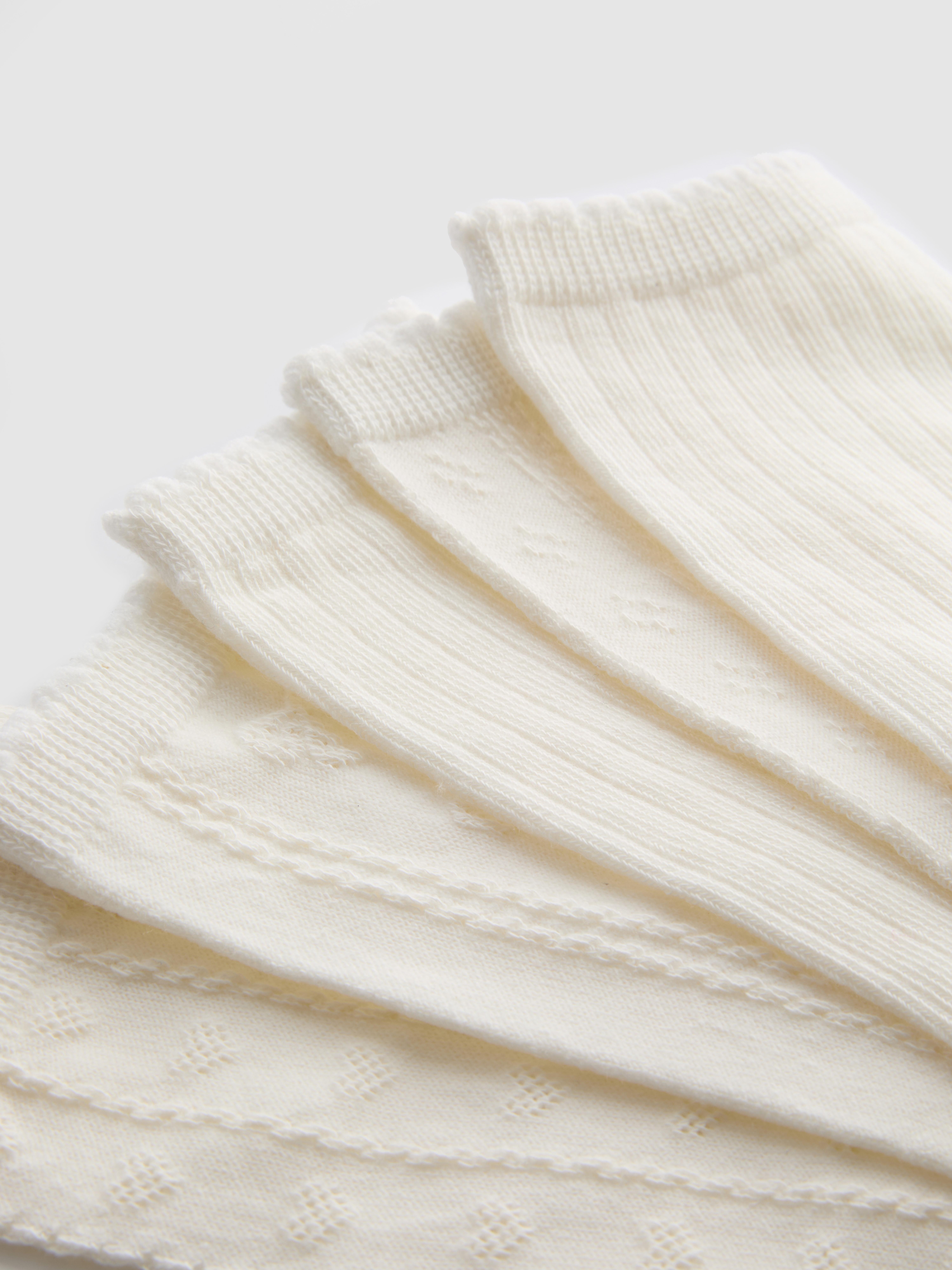 5 perechi de șosete texturate bogate în bumbac