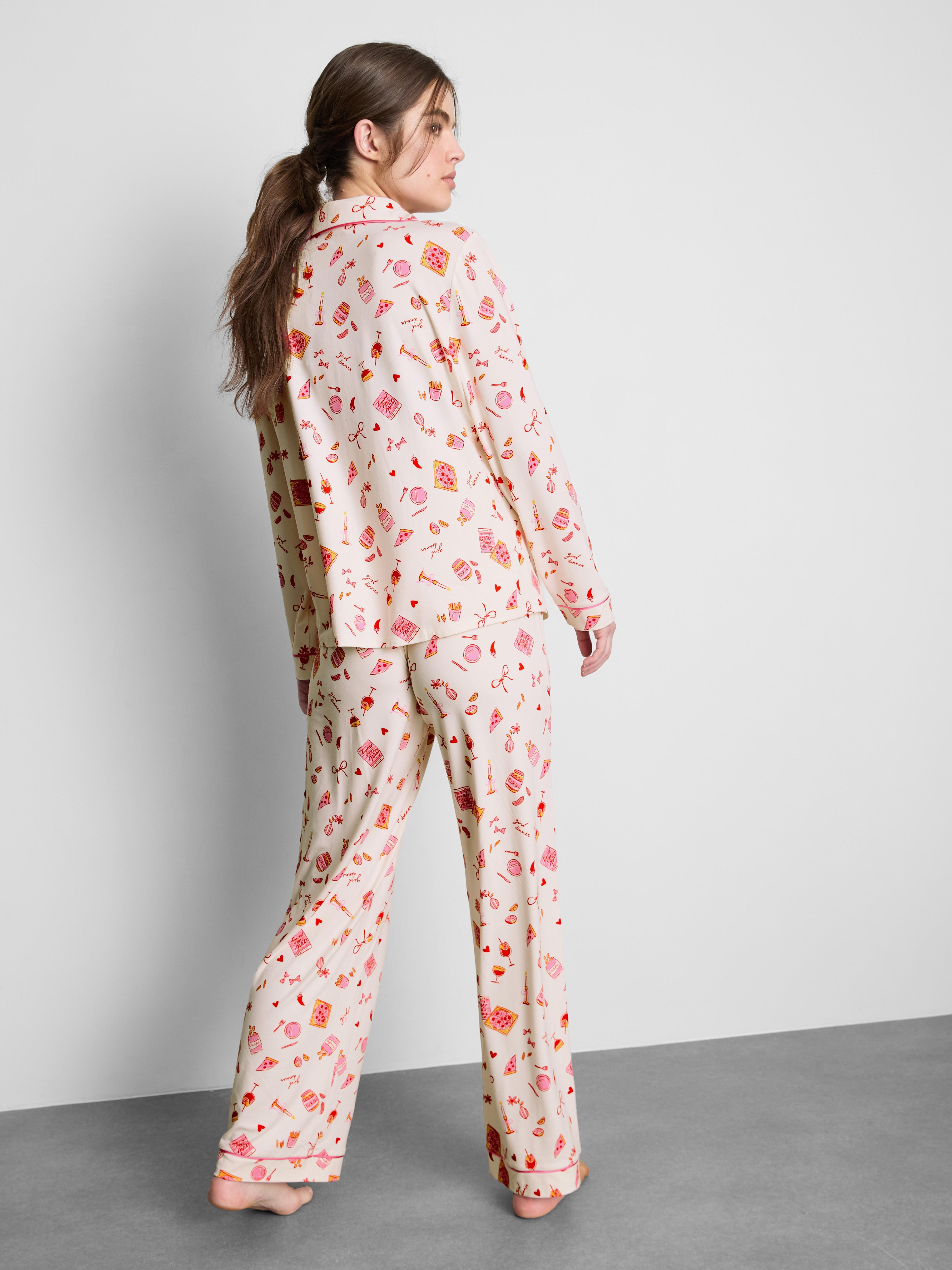 Printed Boyfriend Pyjamas
