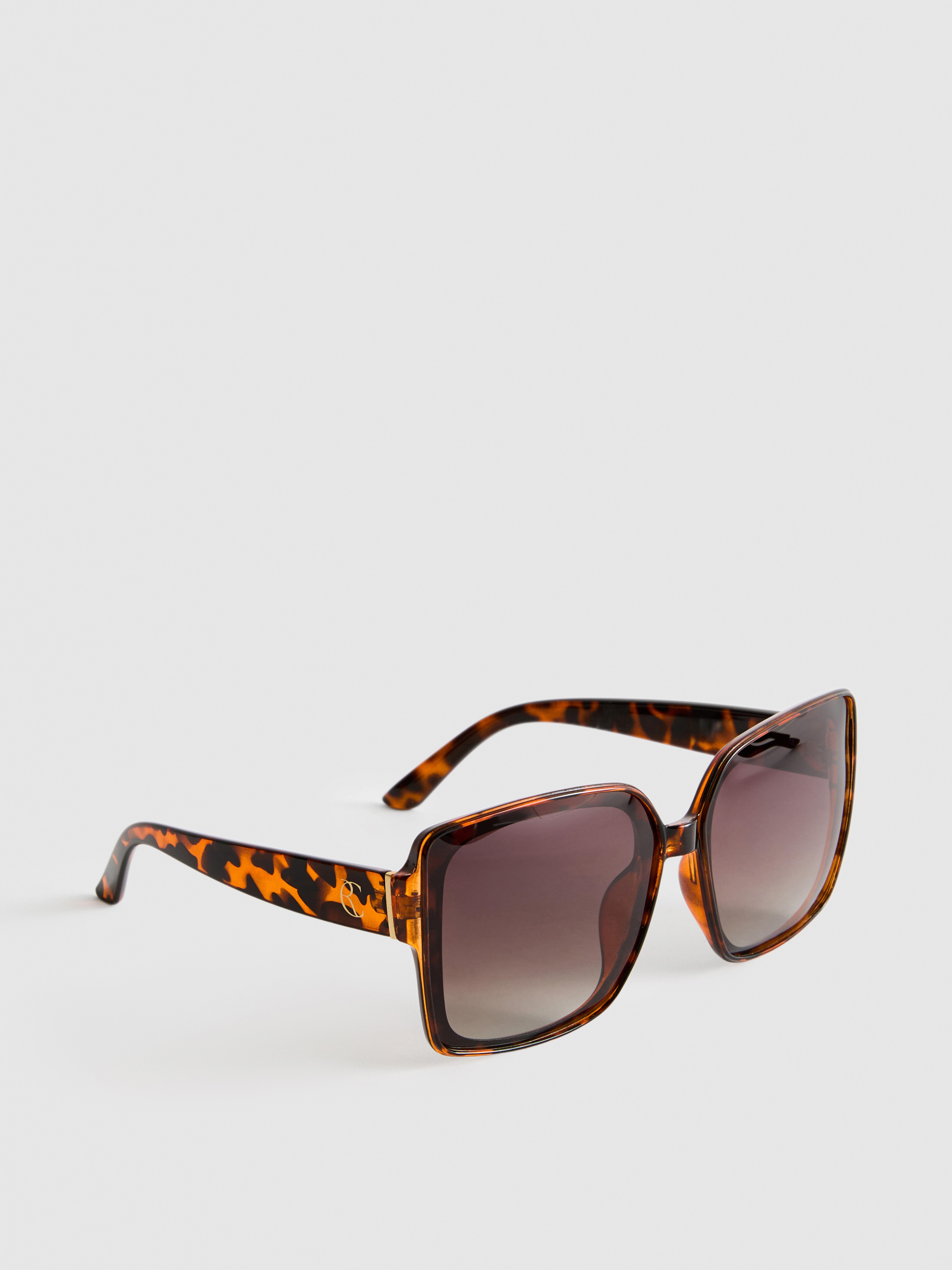 Lunettes de soleil carrées oversize Coleen