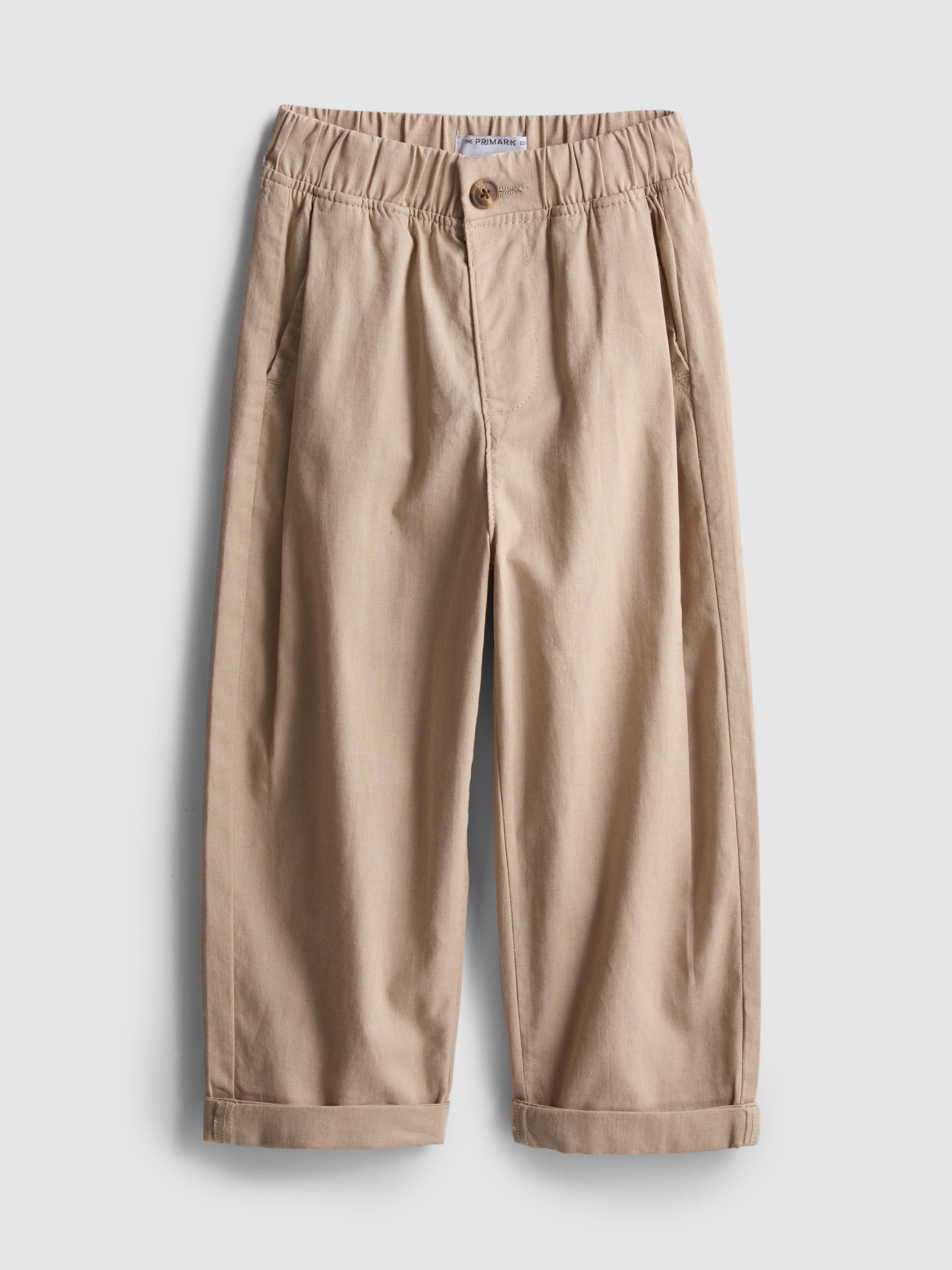 1,5-12 años | Pantalones en mezcla de lino The Edit