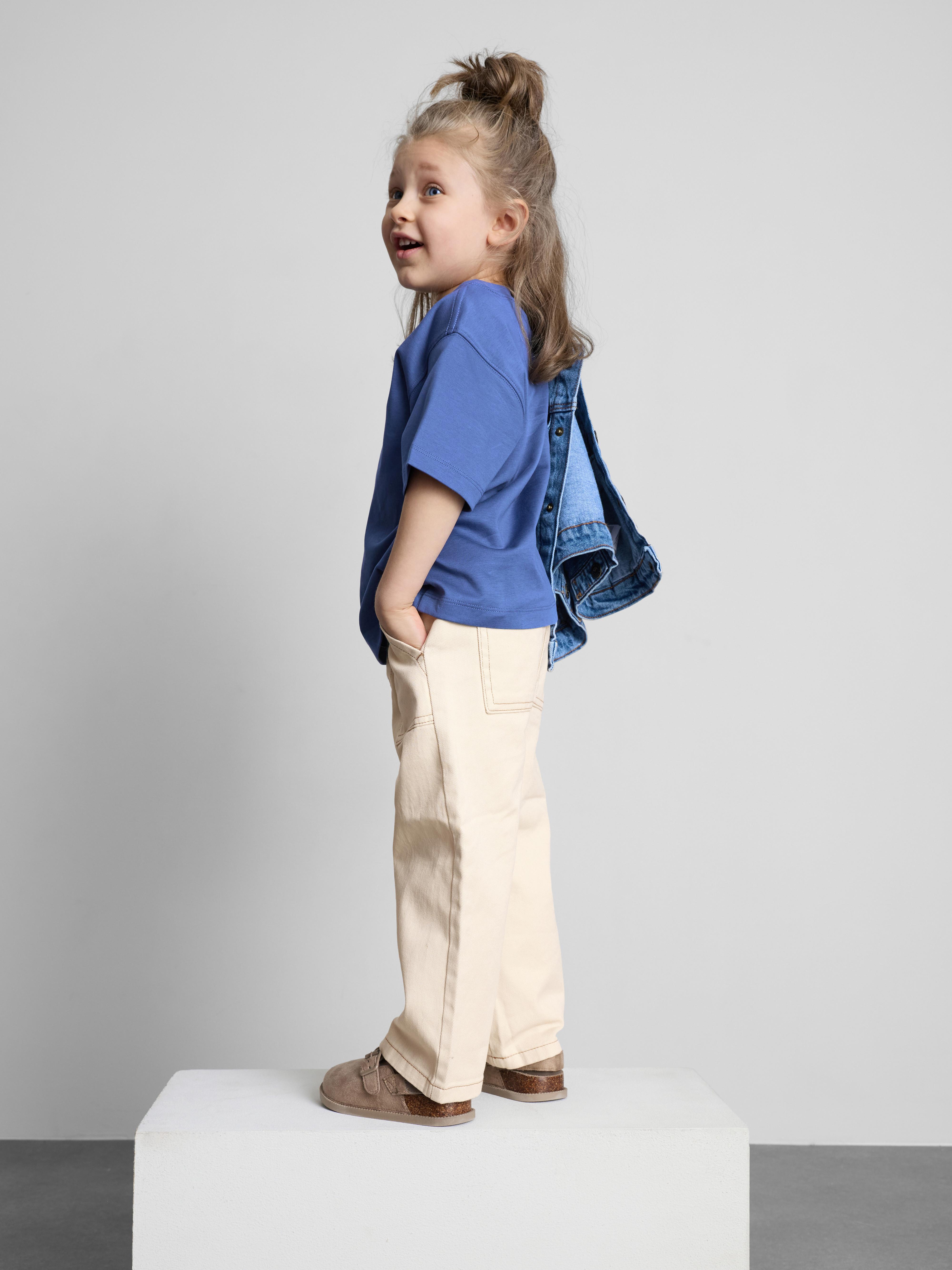 1.5-12yrs | The Edit Cotton Contrast Stitch Trousers
