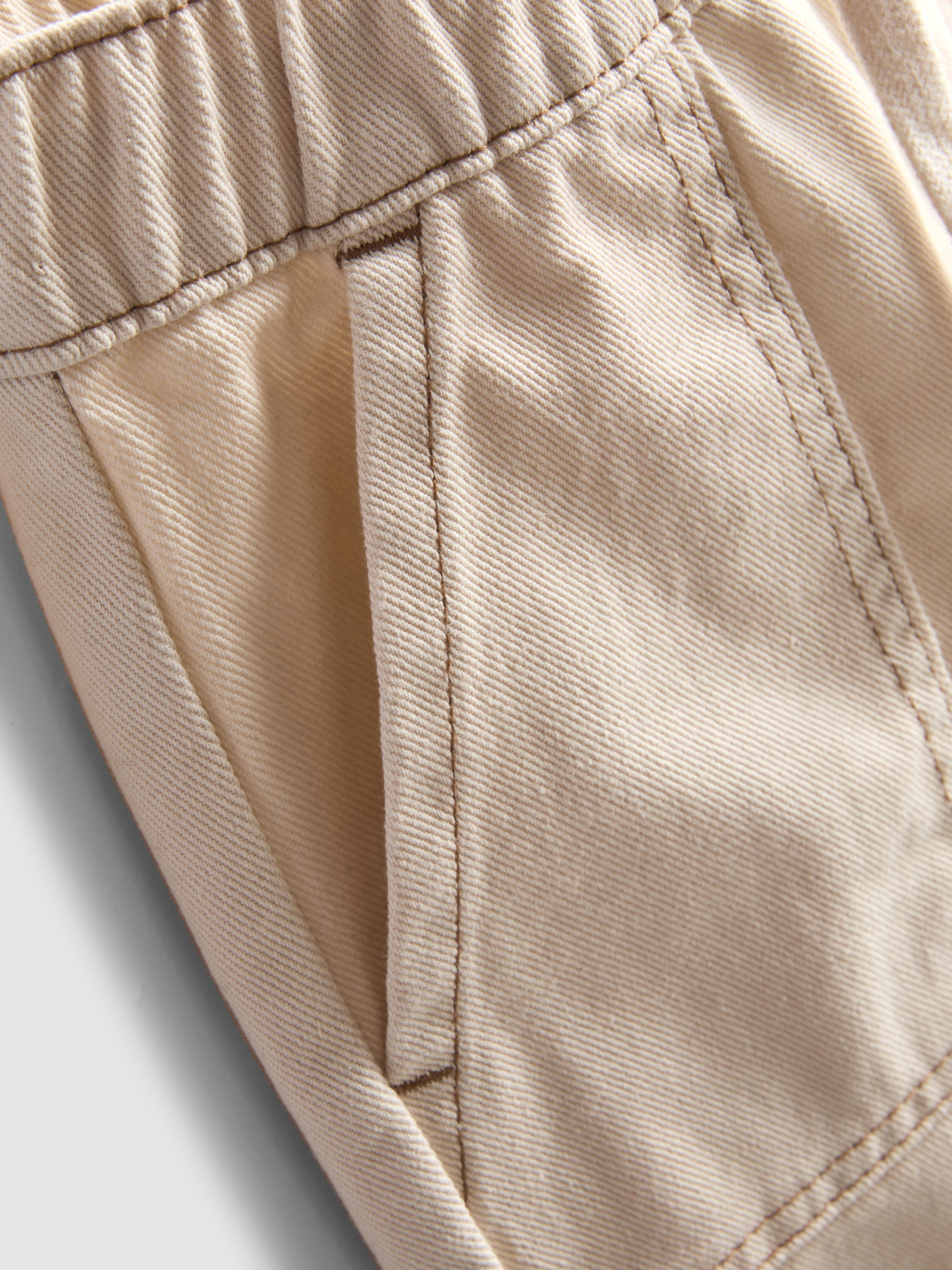 1.5-12yrs | The Edit Cotton Contrast-Stitch Pants