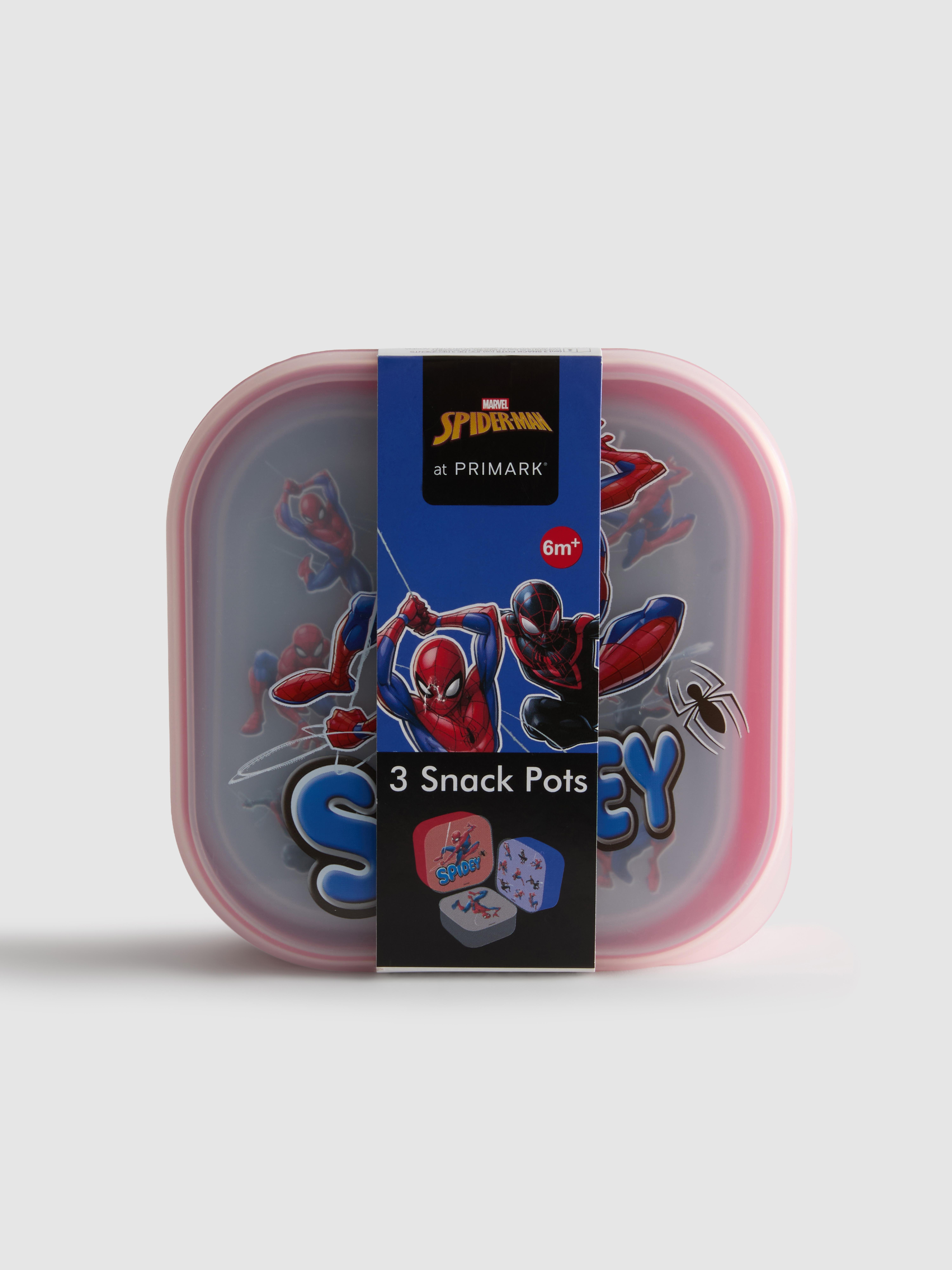 3pk MARVEL Spider-Man Snackpots