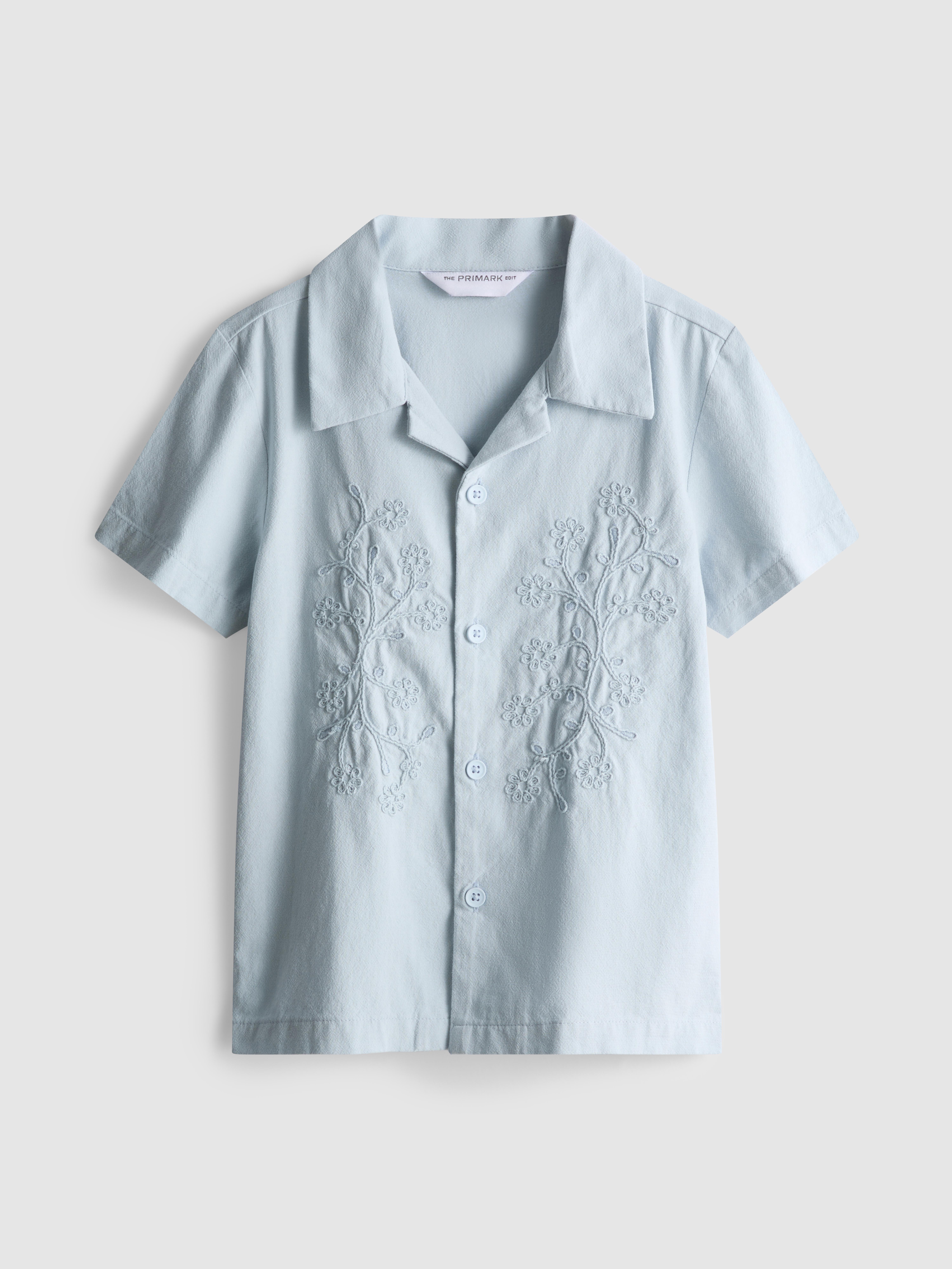 1.5-12yrs | The Edit Floral Embroidered Shirt