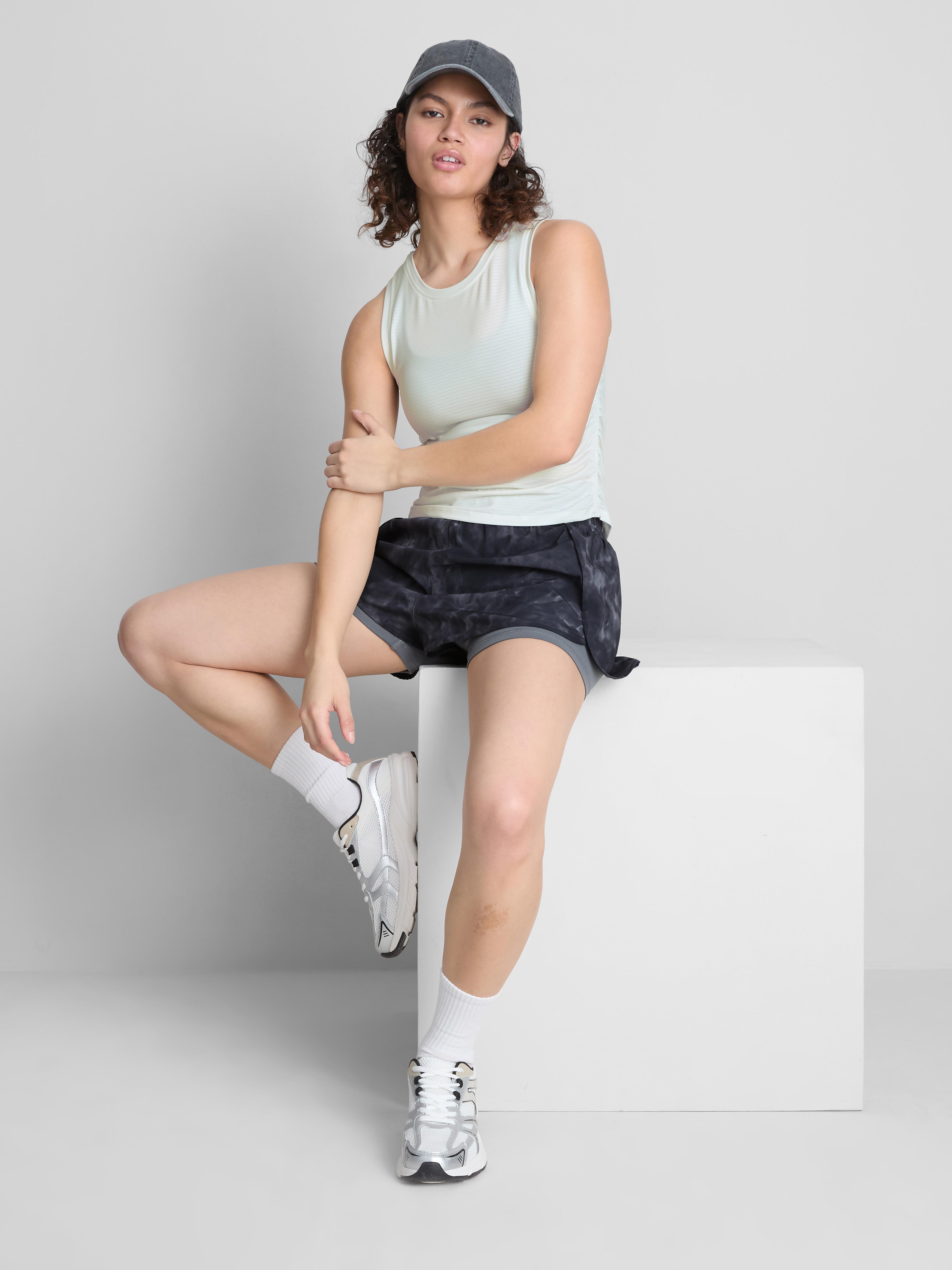 Ruched-Side Active Tank