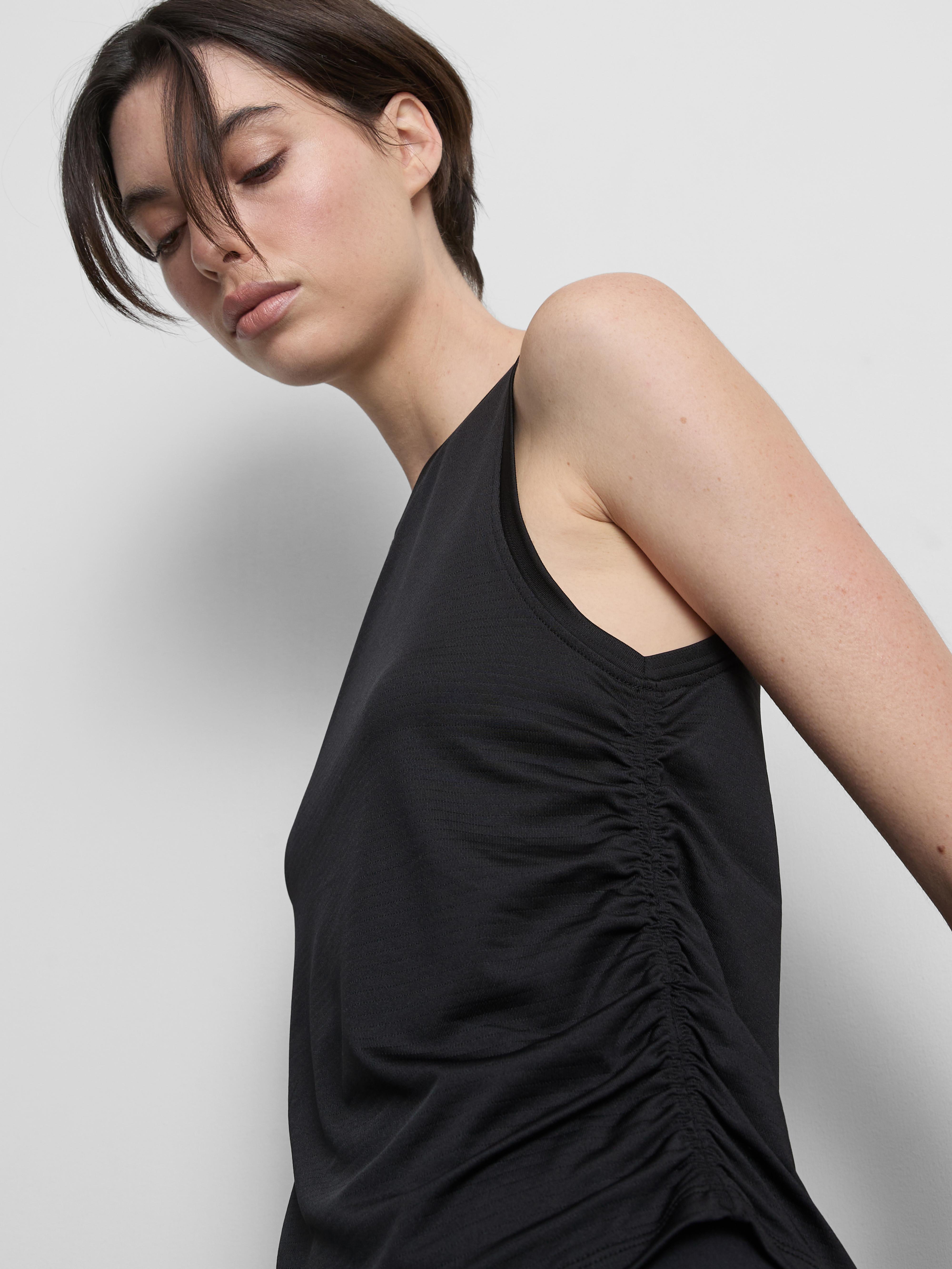 Ruched Side Active Vest