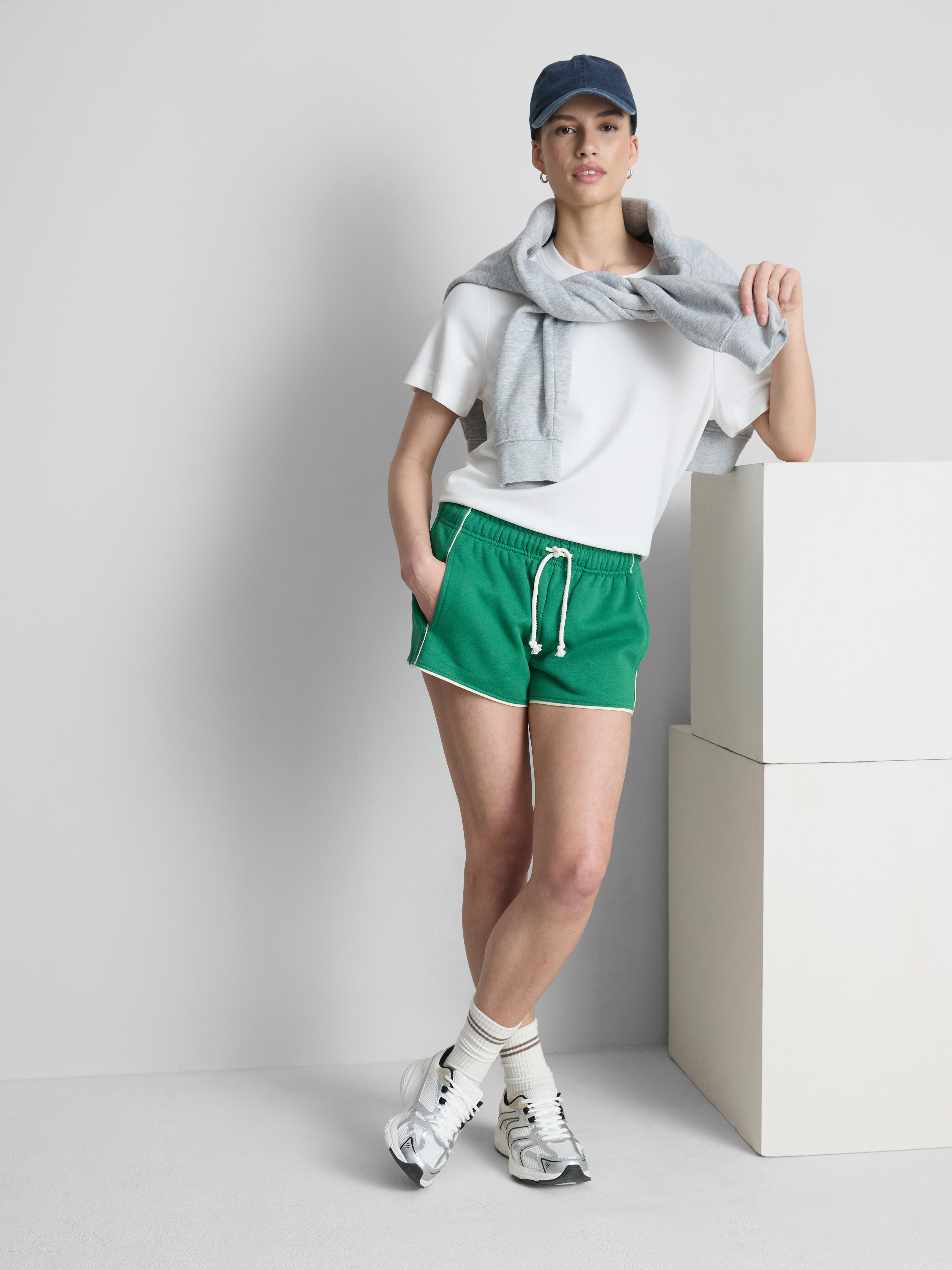 Cotton Rich Jersey Running Shorts
