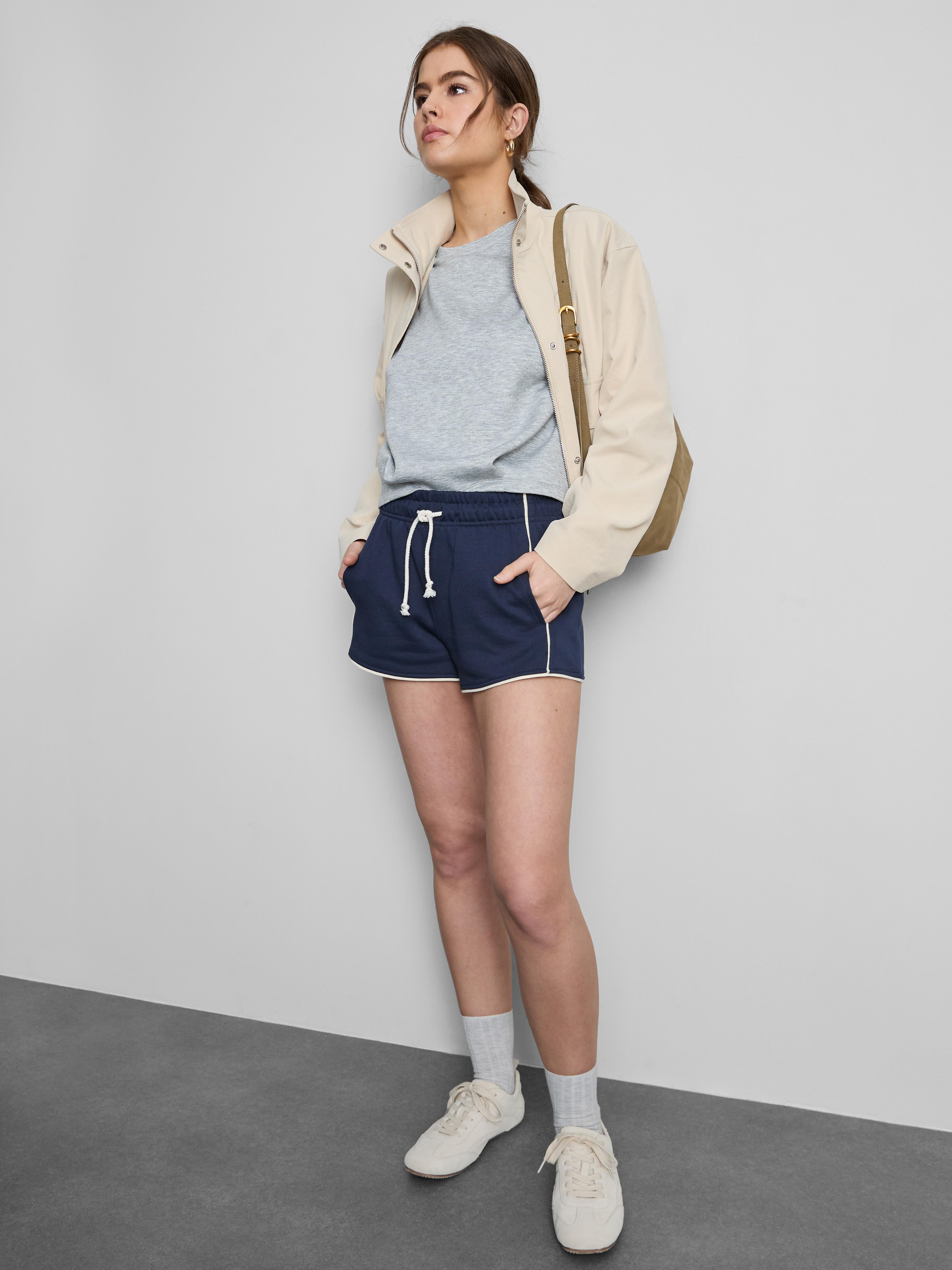 Cotton Rich Jersey Running Shorts