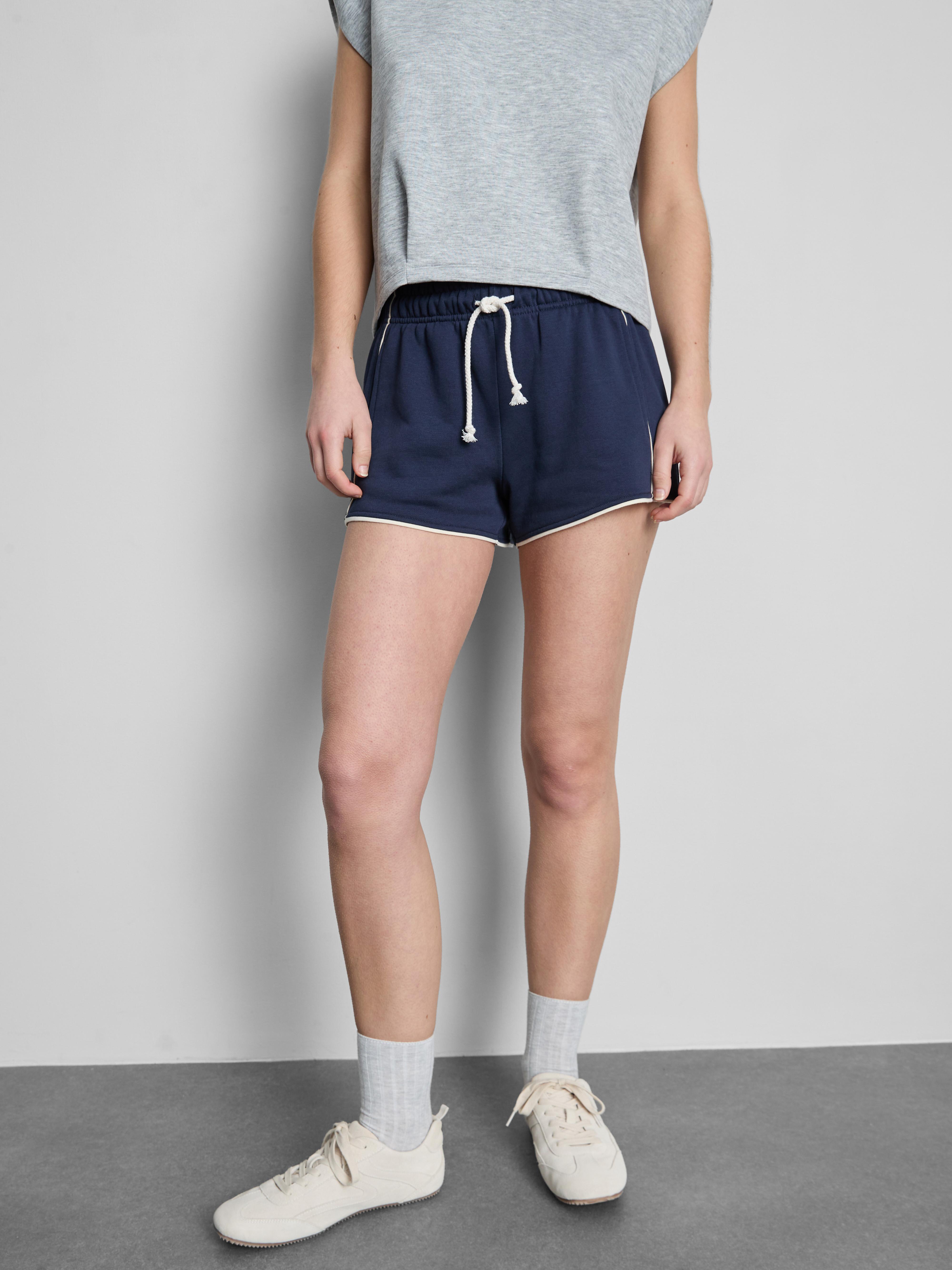 Hardloopshort van katoenrijke jersey