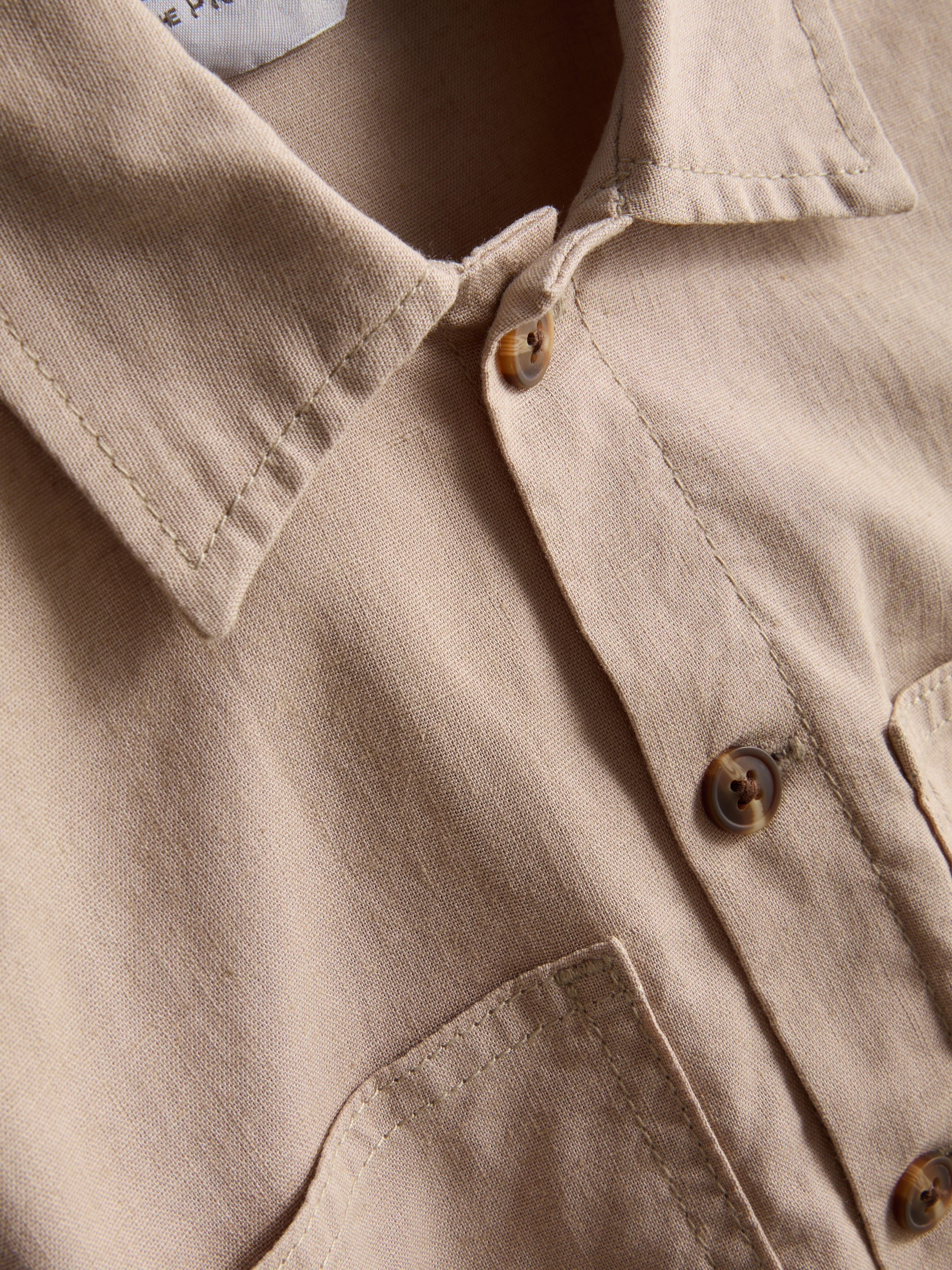 1.5-12yrs | The Edit Linen-Blend Overshirt