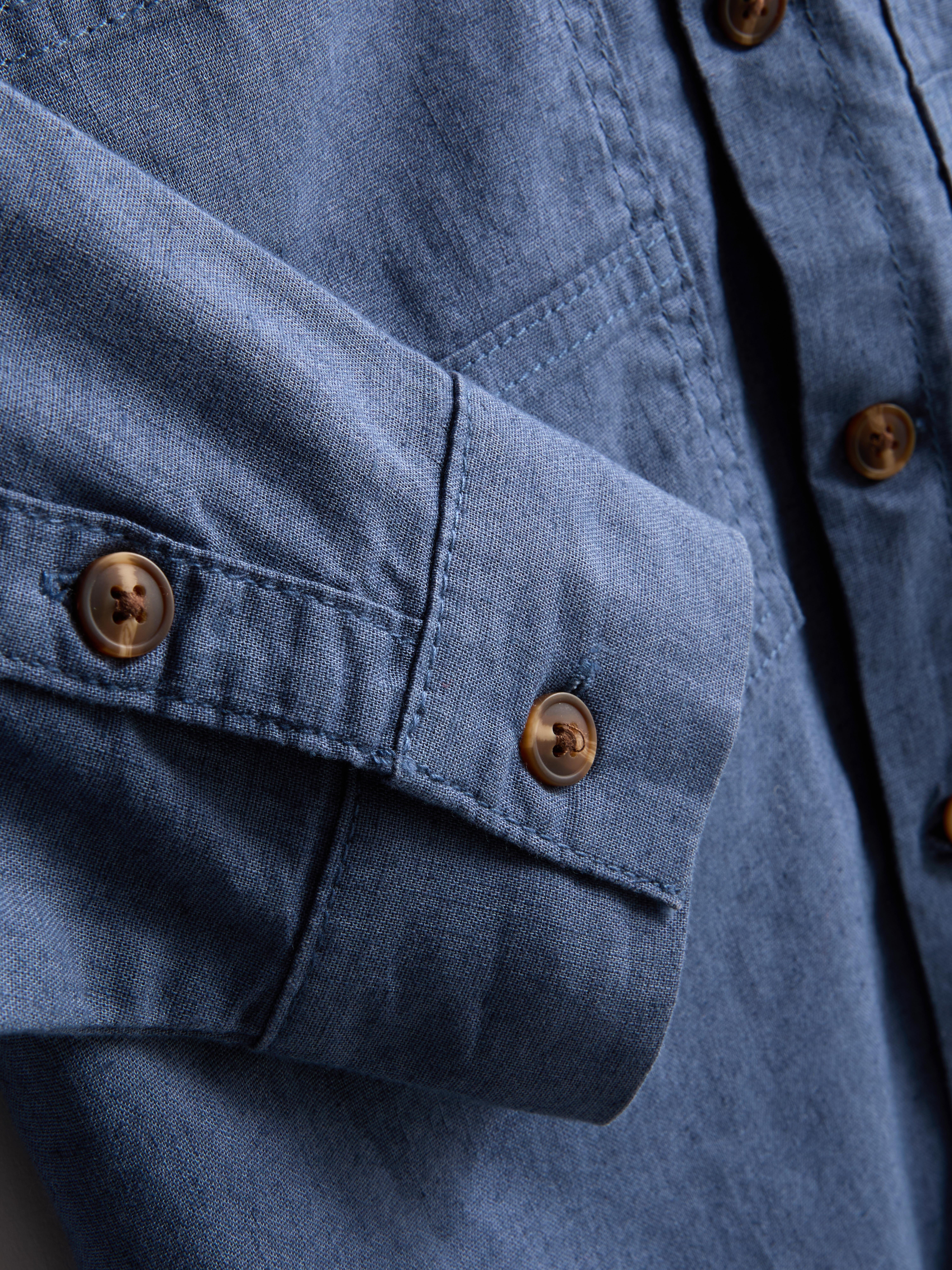 1.5-12yrs | The Edit Linen-Blend Overshirt