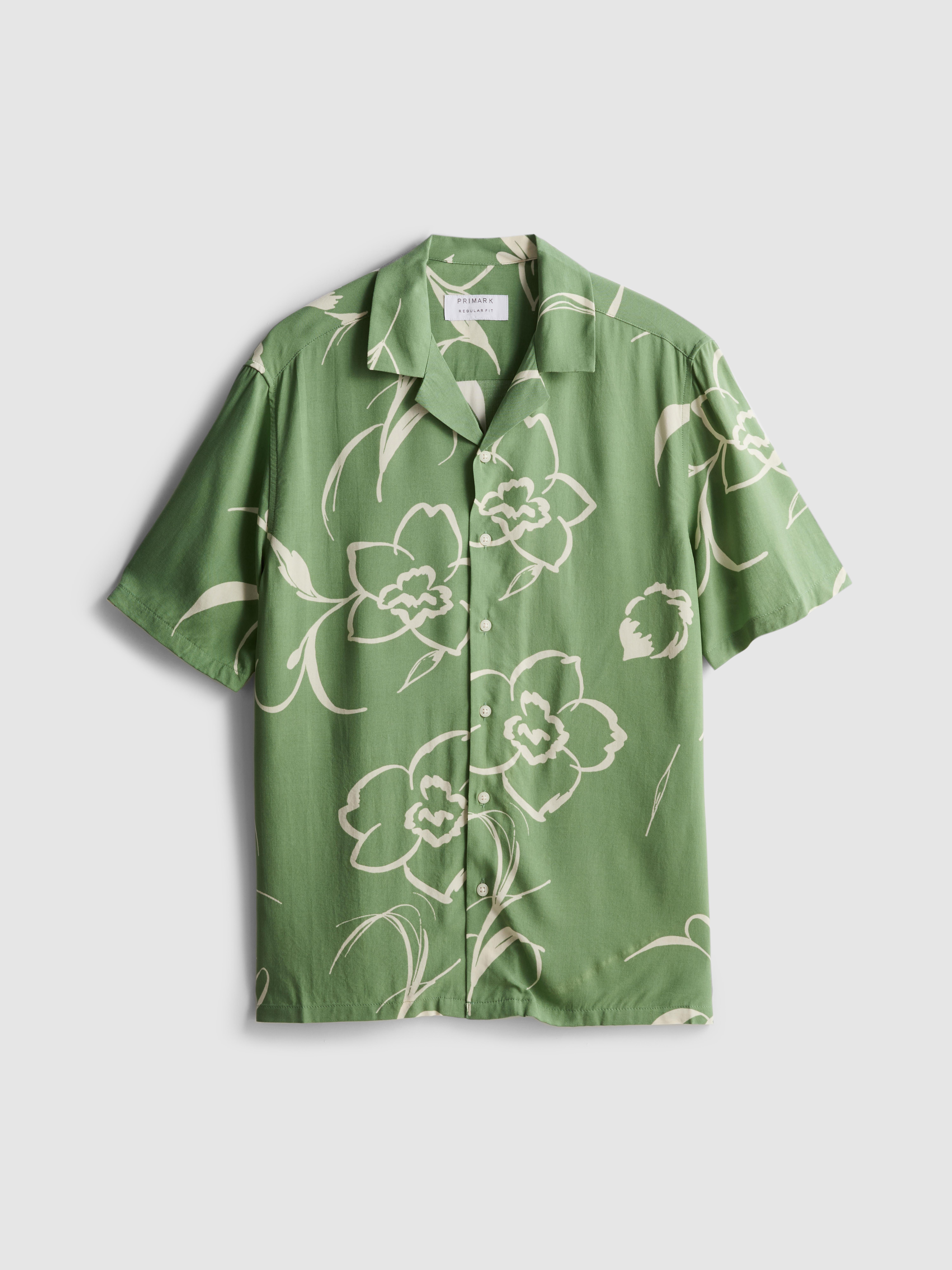 Floral Revere Collar Shirt