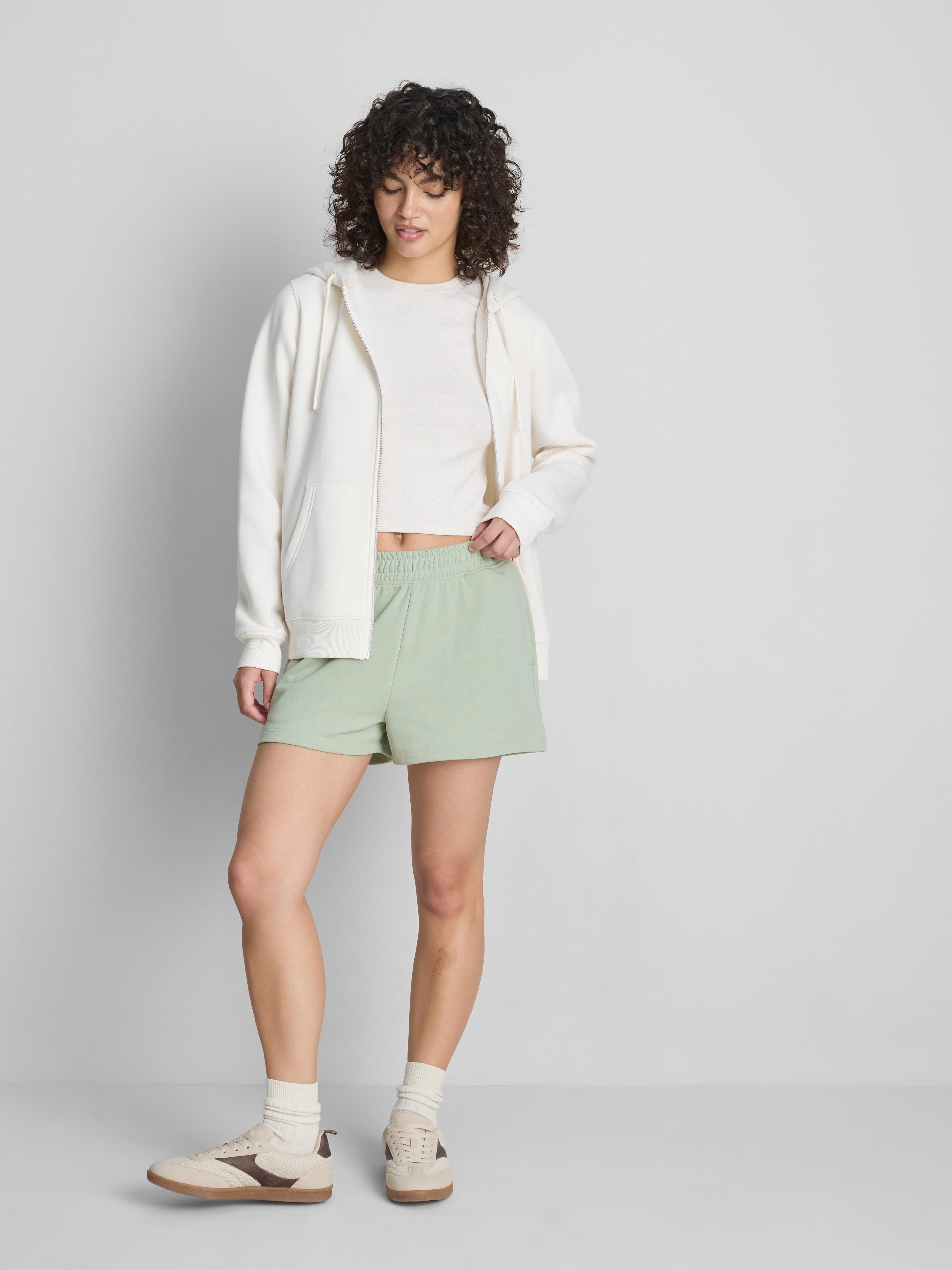 Pantalones cortos holgados, ideales para viajar Verde menta