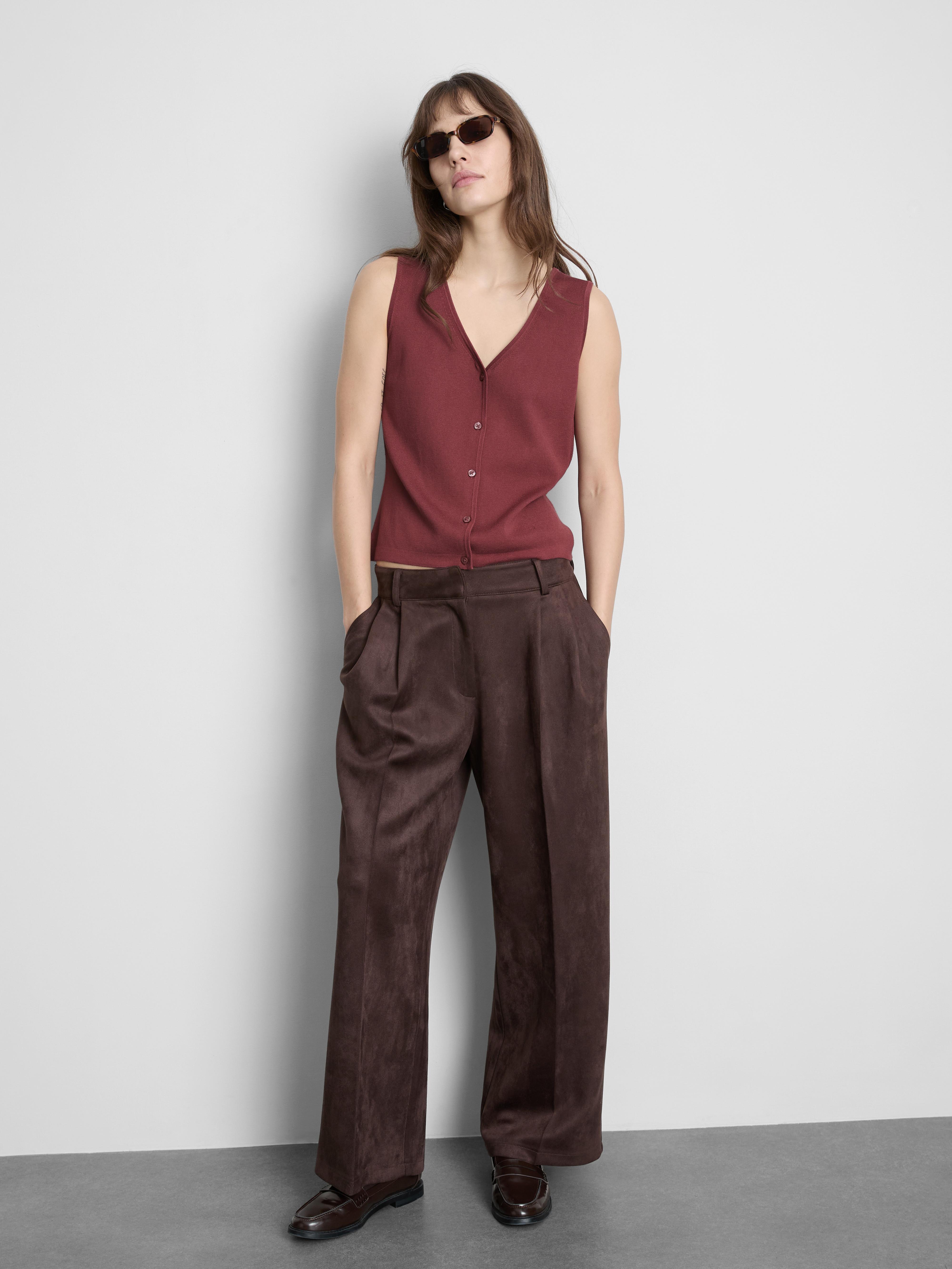 Telovnik iz gostega pletiva