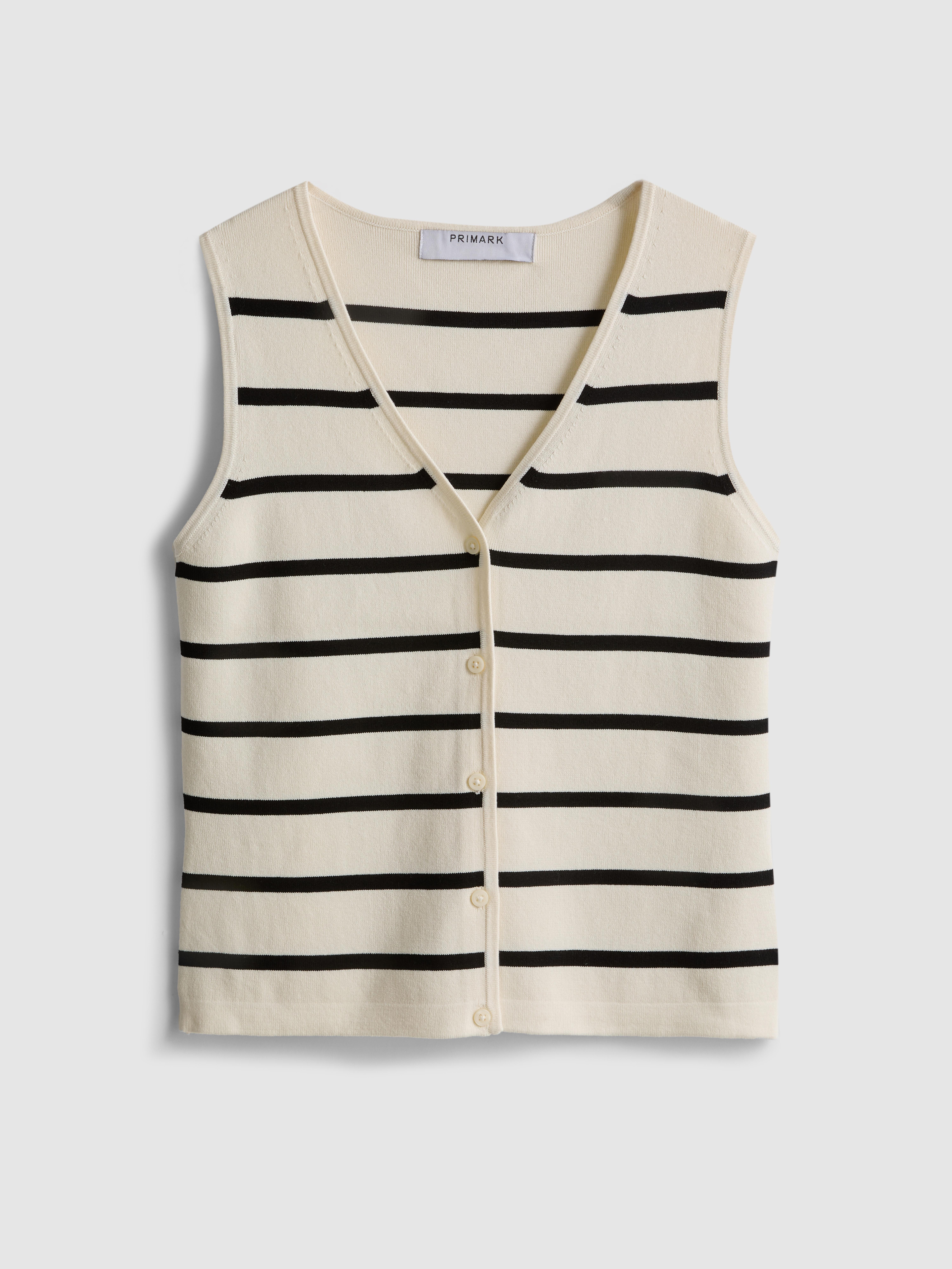 Chaleco de punto compacto