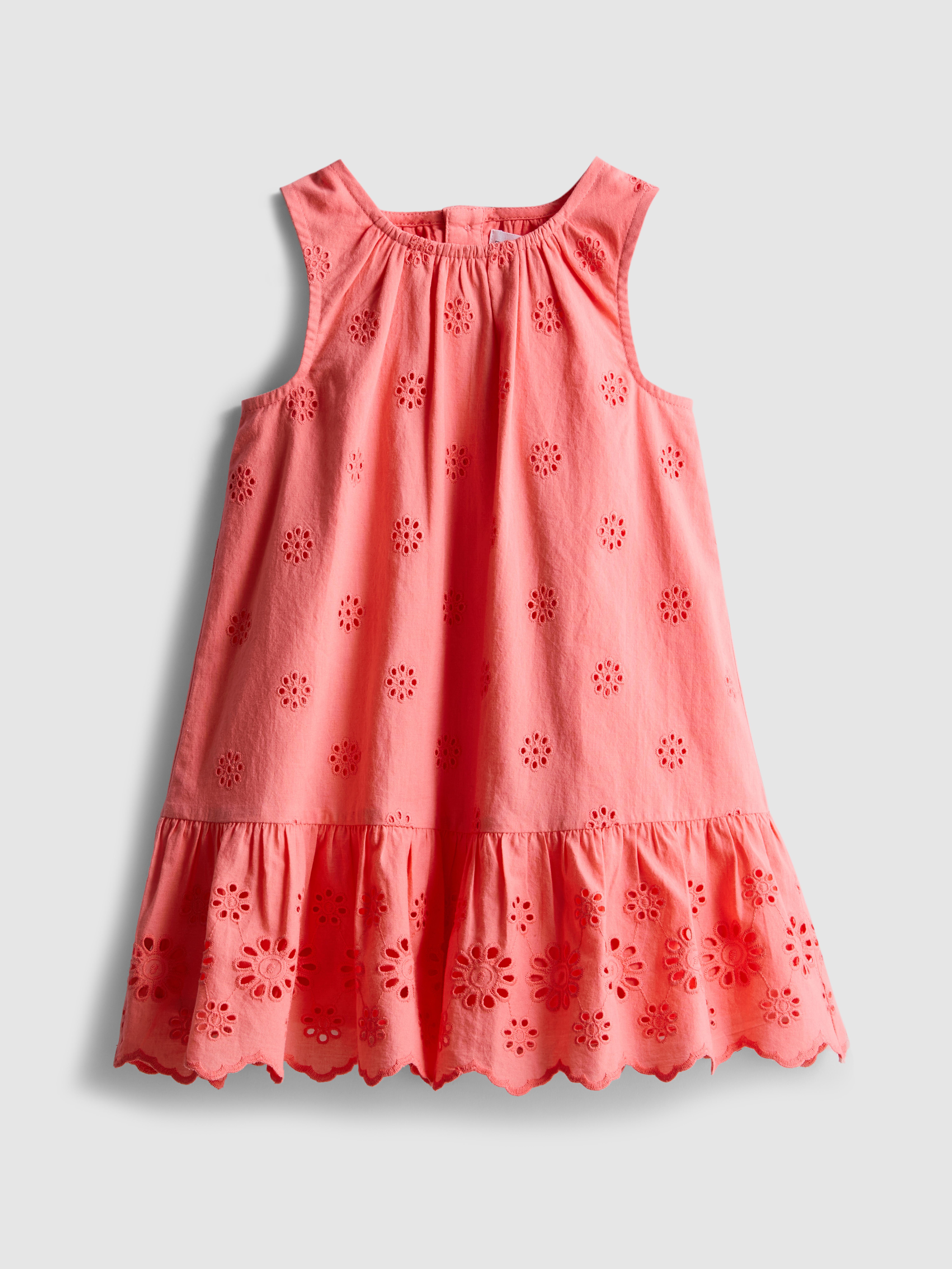 0–36 Monate | Kleid mit Lochstickerei