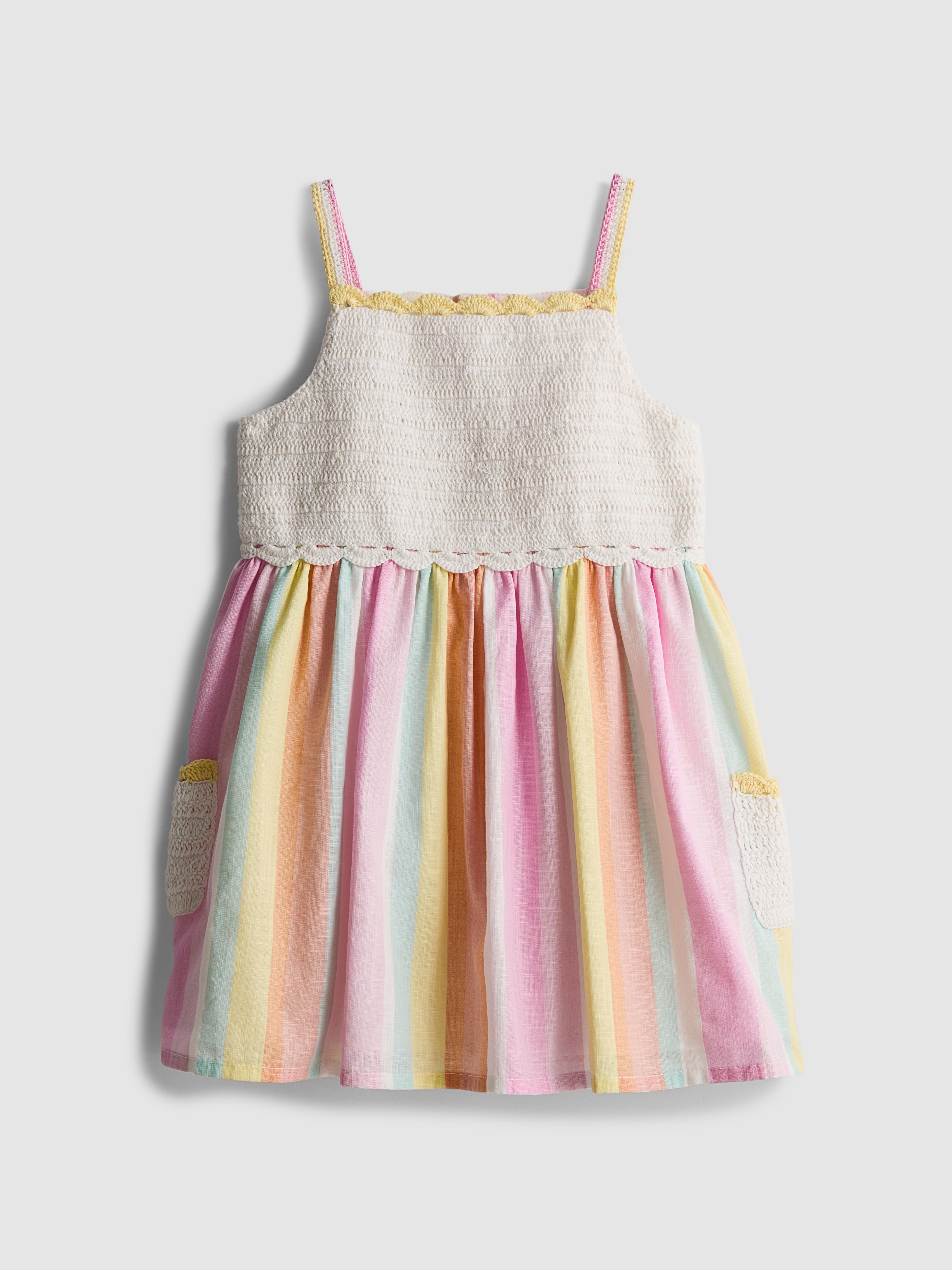 0-36mths | Crochet Cami Dress